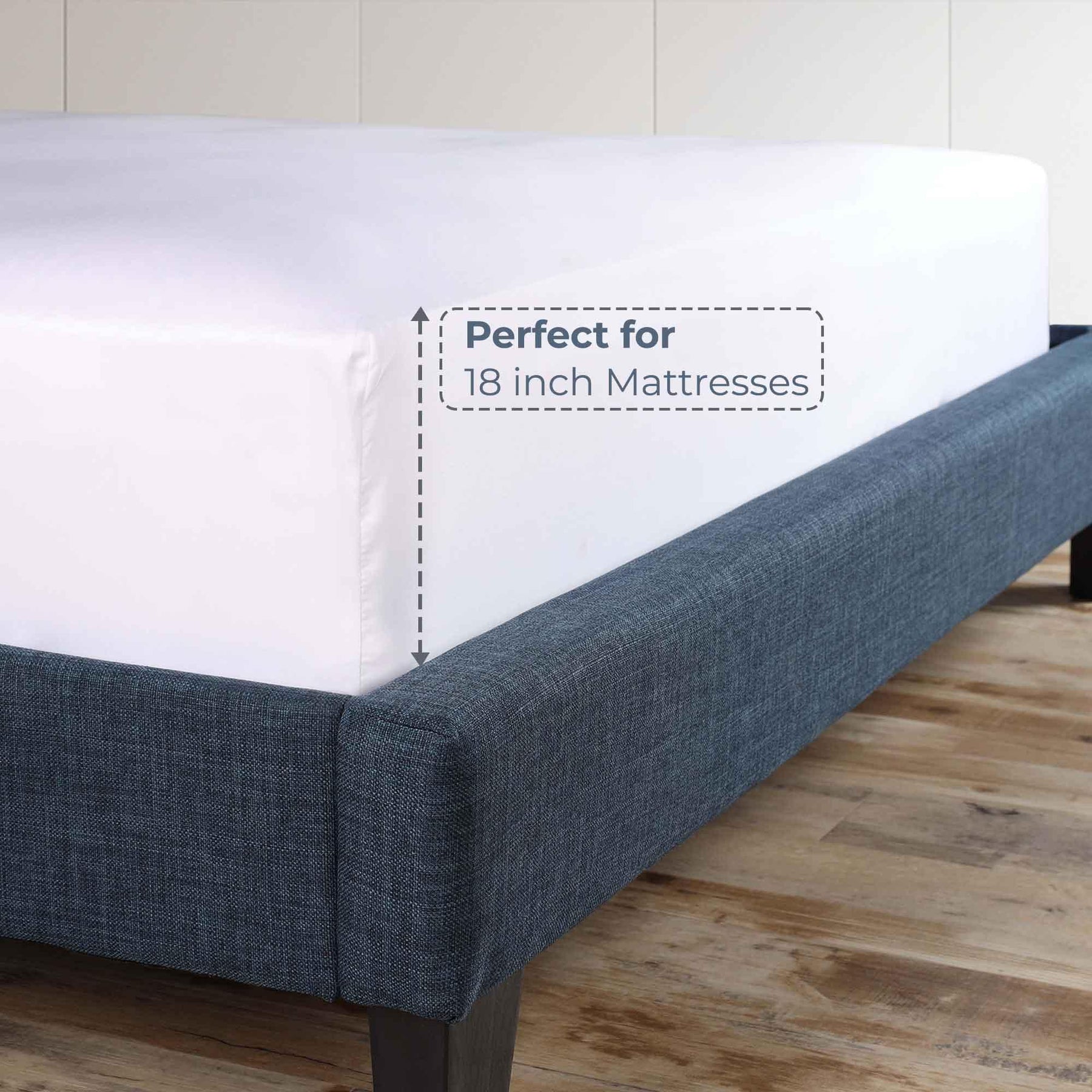 Gina Organic Cotton 300 Thread Count Percale 3 Piece Duvet Cover Set