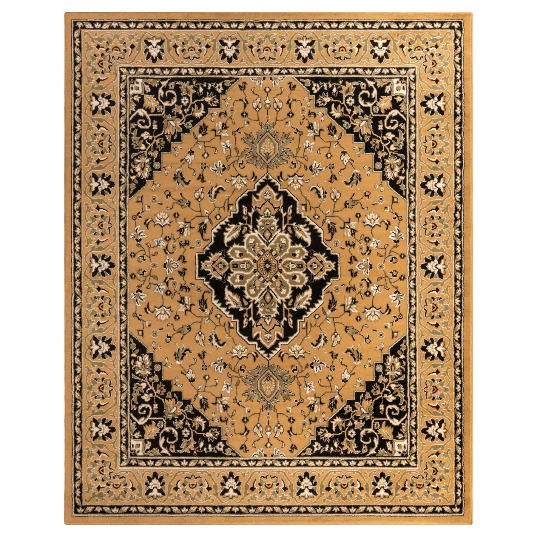 Glendale Traditional Floral Medallion Indoor Area Rug or Runner Rug
