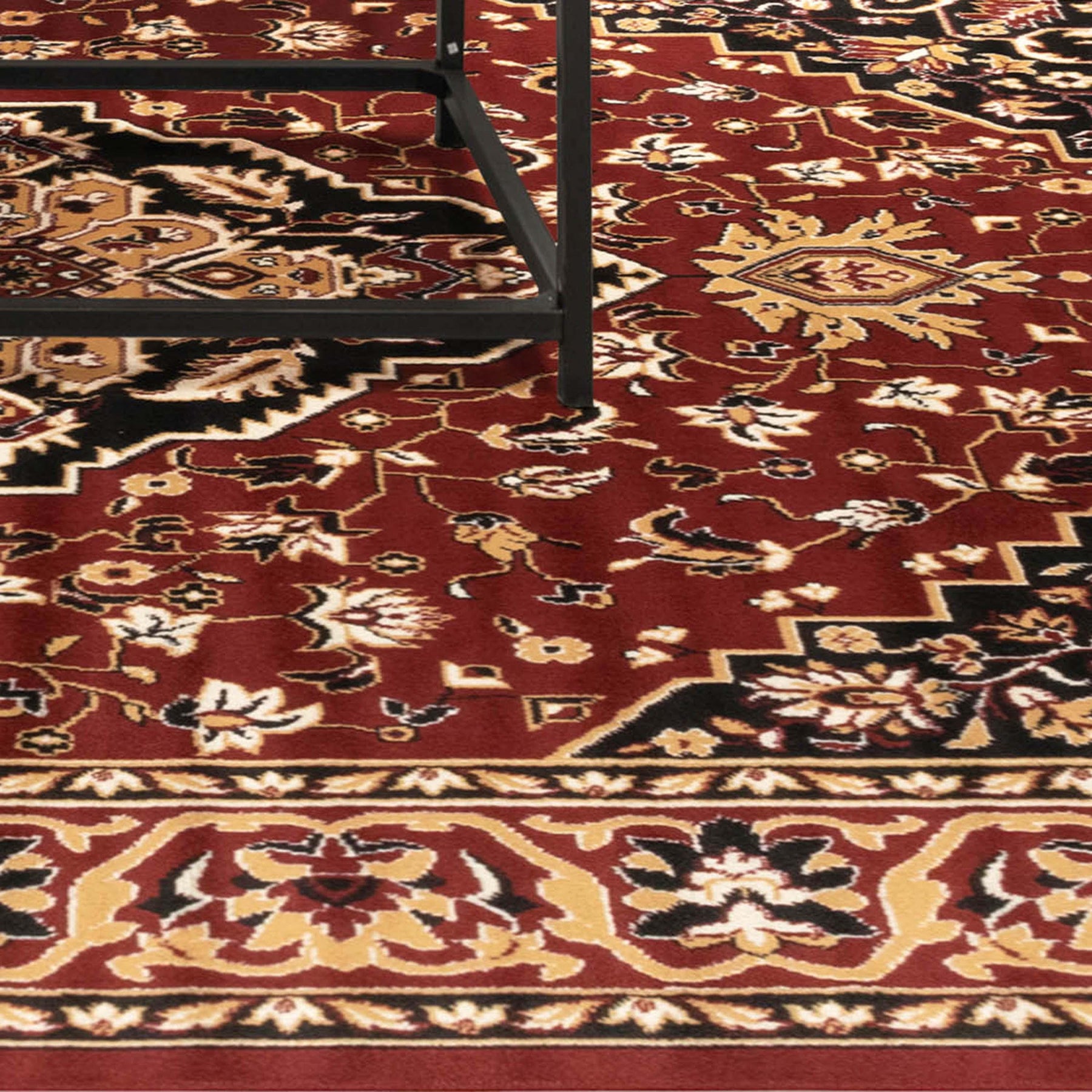 Glendale Traditional Floral Medallion Indoor Area Rug or Runner Rug