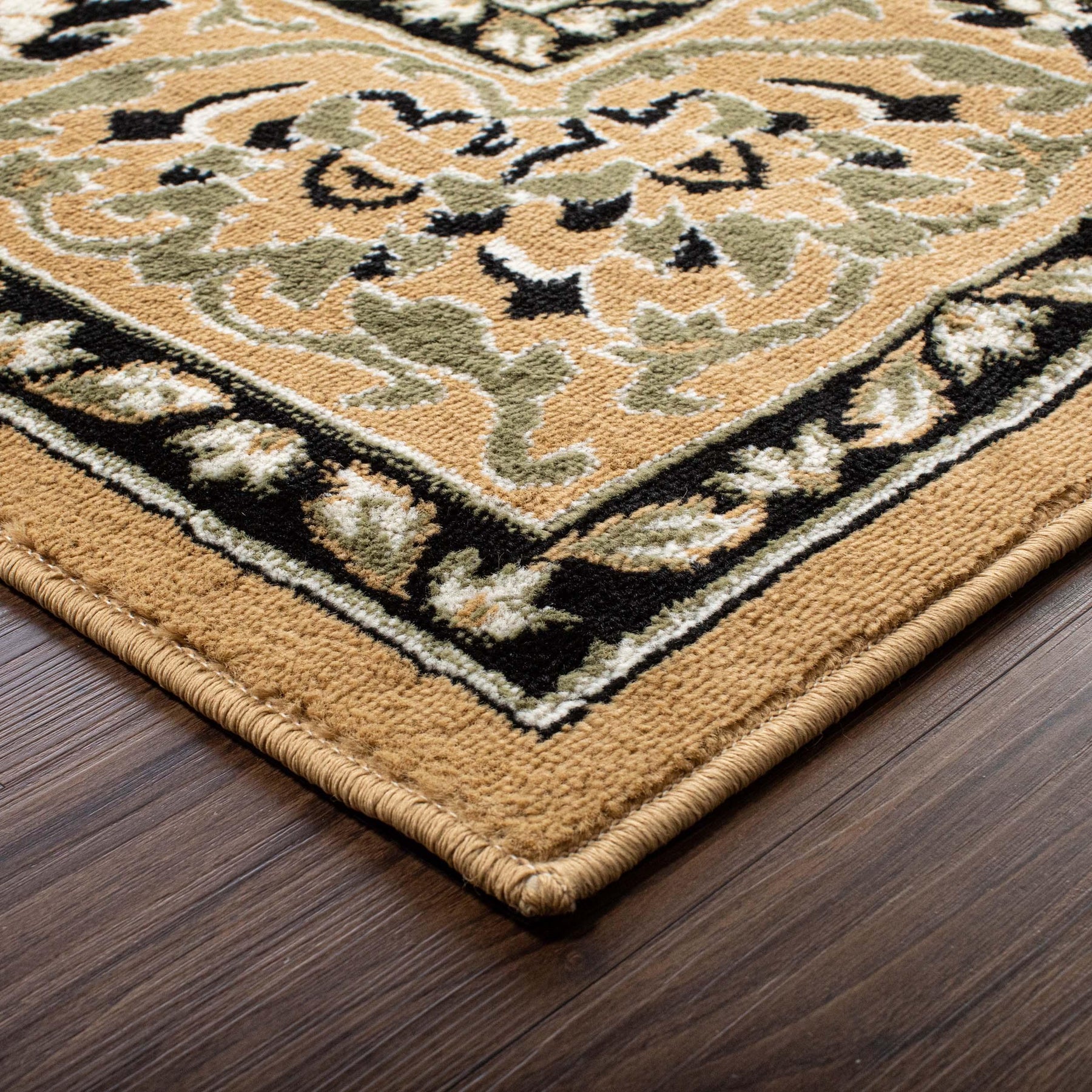 Glendale Traditional Floral Medallion Indoor Area Rug or Runner Rug