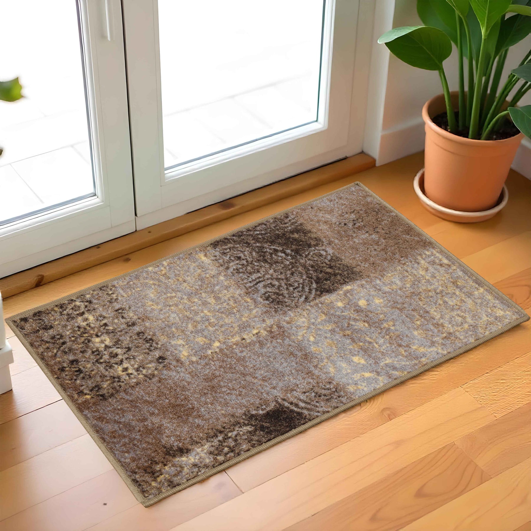 Hadley Geometric Patchwork Indoor Large Area Rugs or Runner Rug