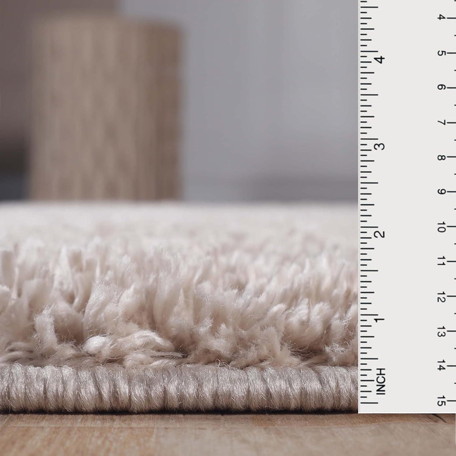 Hand Tufted Solid Plush Shag Rugs Indoor Area Rug Or Runner
