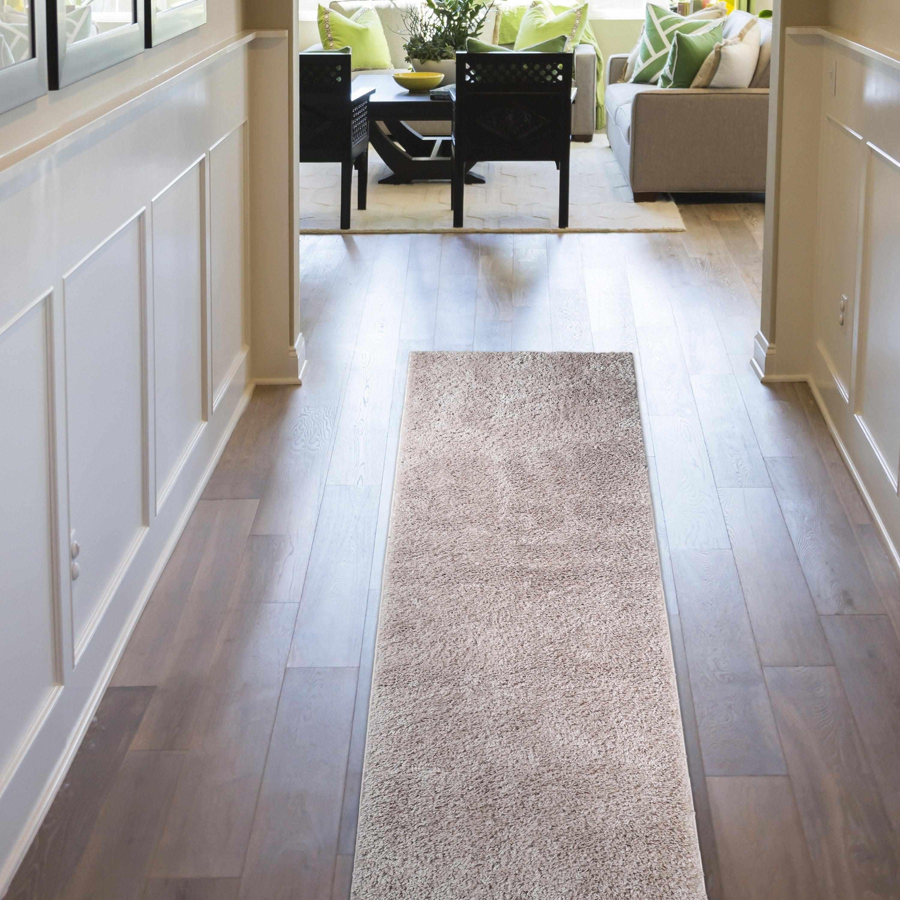 Hand Tufted Solid Plush Shag Rugs Indoor Area Rug Or Runner