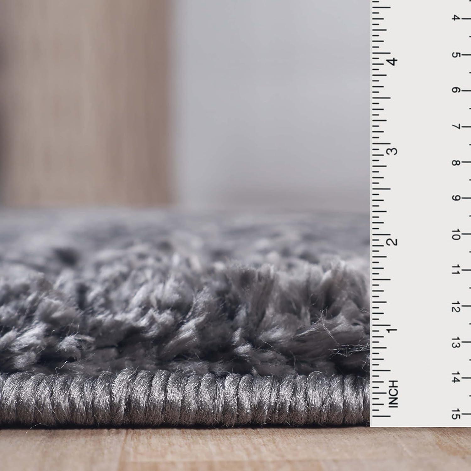 Hand Tufted Solid Plush Shag Rugs Indoor Area Rug Or Runner