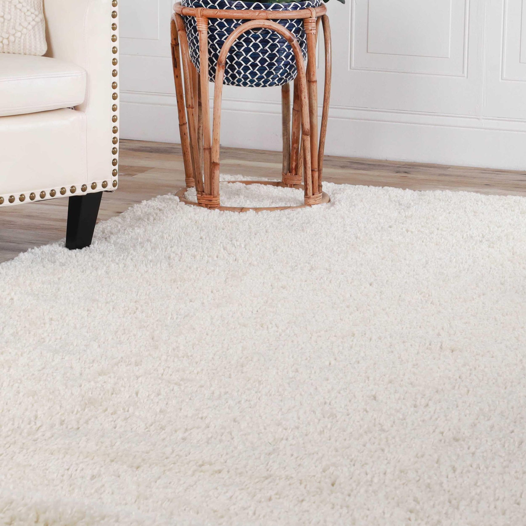 Hand Tufted Solid Plush Shag Rugs Indoor Area Rug Or Runner