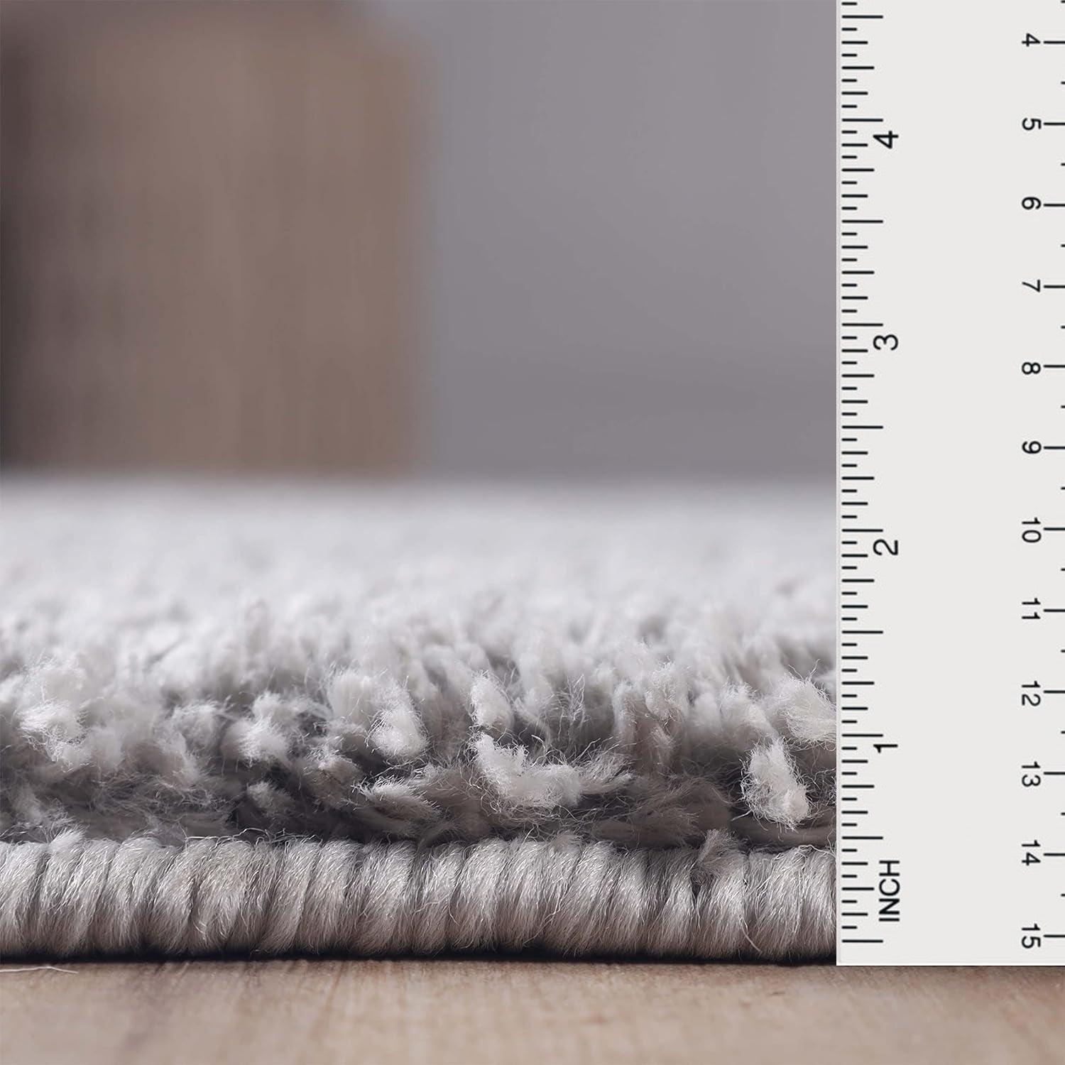 Hand Tufted Solid Plush Shag Rugs Indoor Area Rug Or Runner