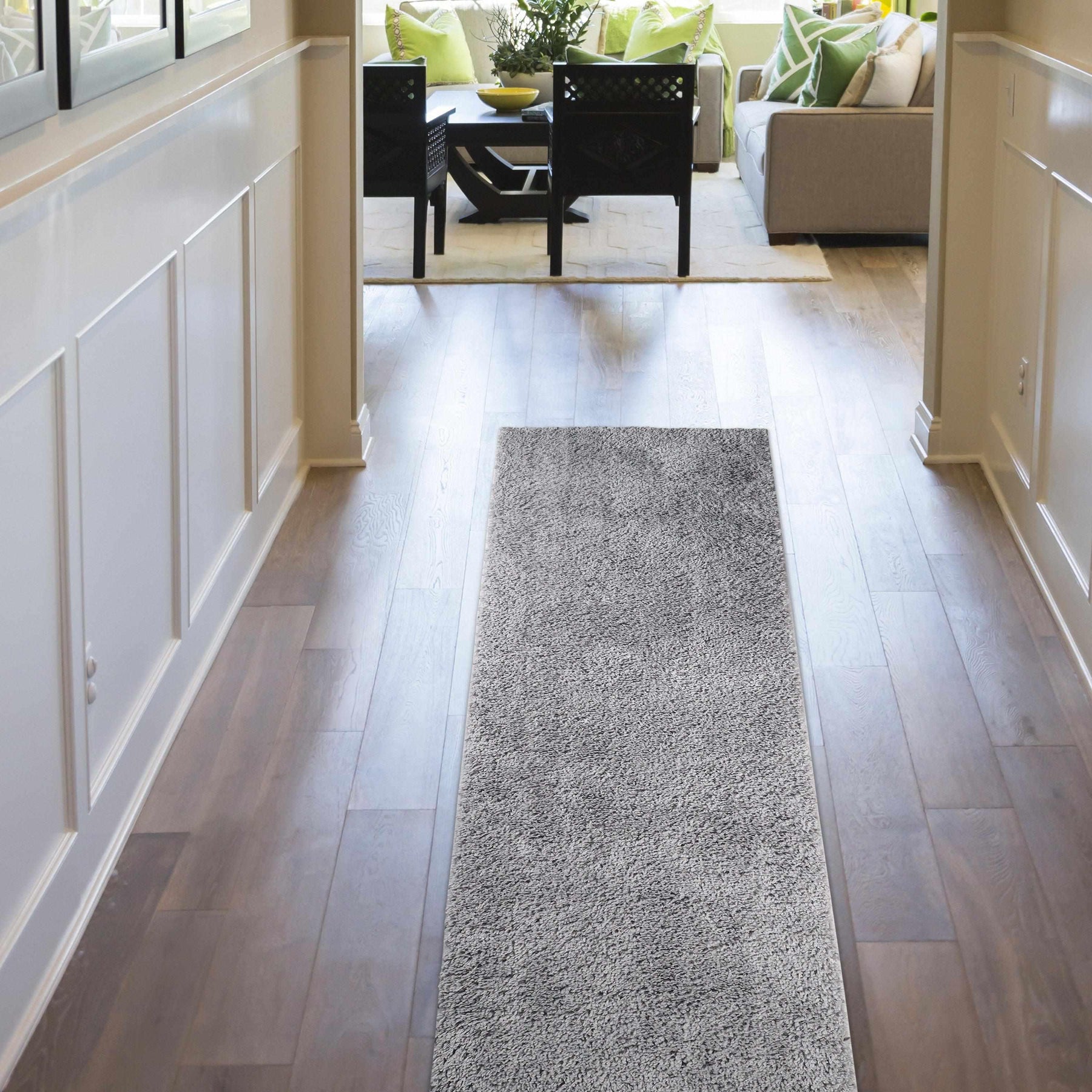 Hand Tufted Solid Plush Shag Rugs Indoor Area Rug Or Runner