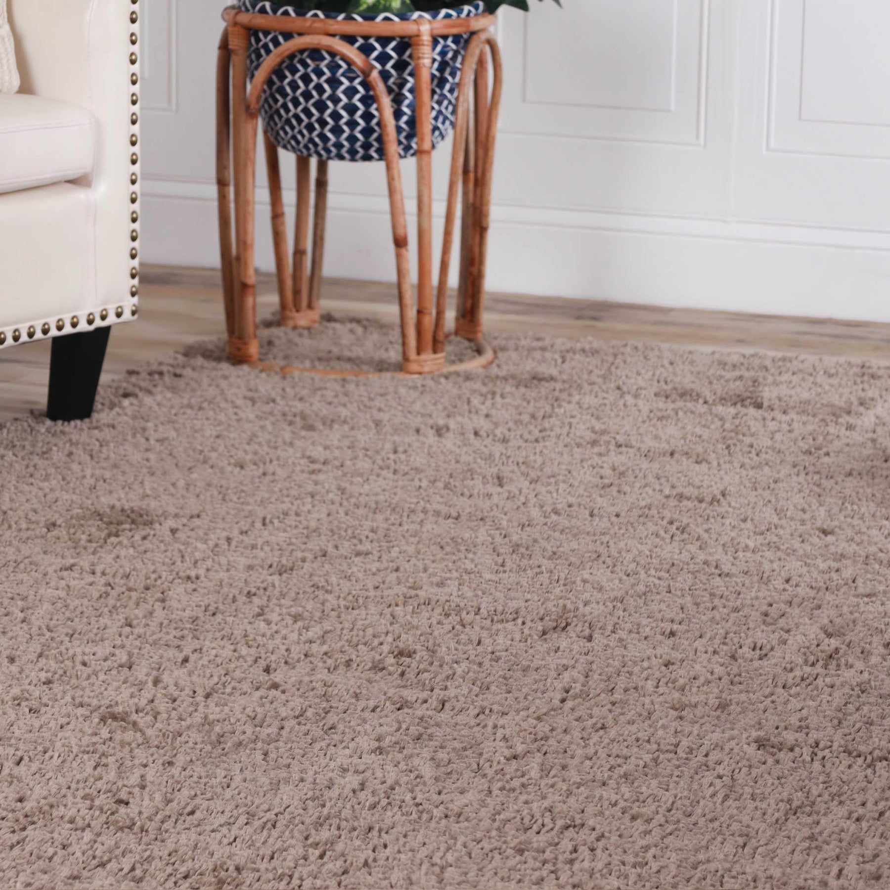 Hand Tufted Solid Plush Shag Rugs Indoor Area Rug Or Runner