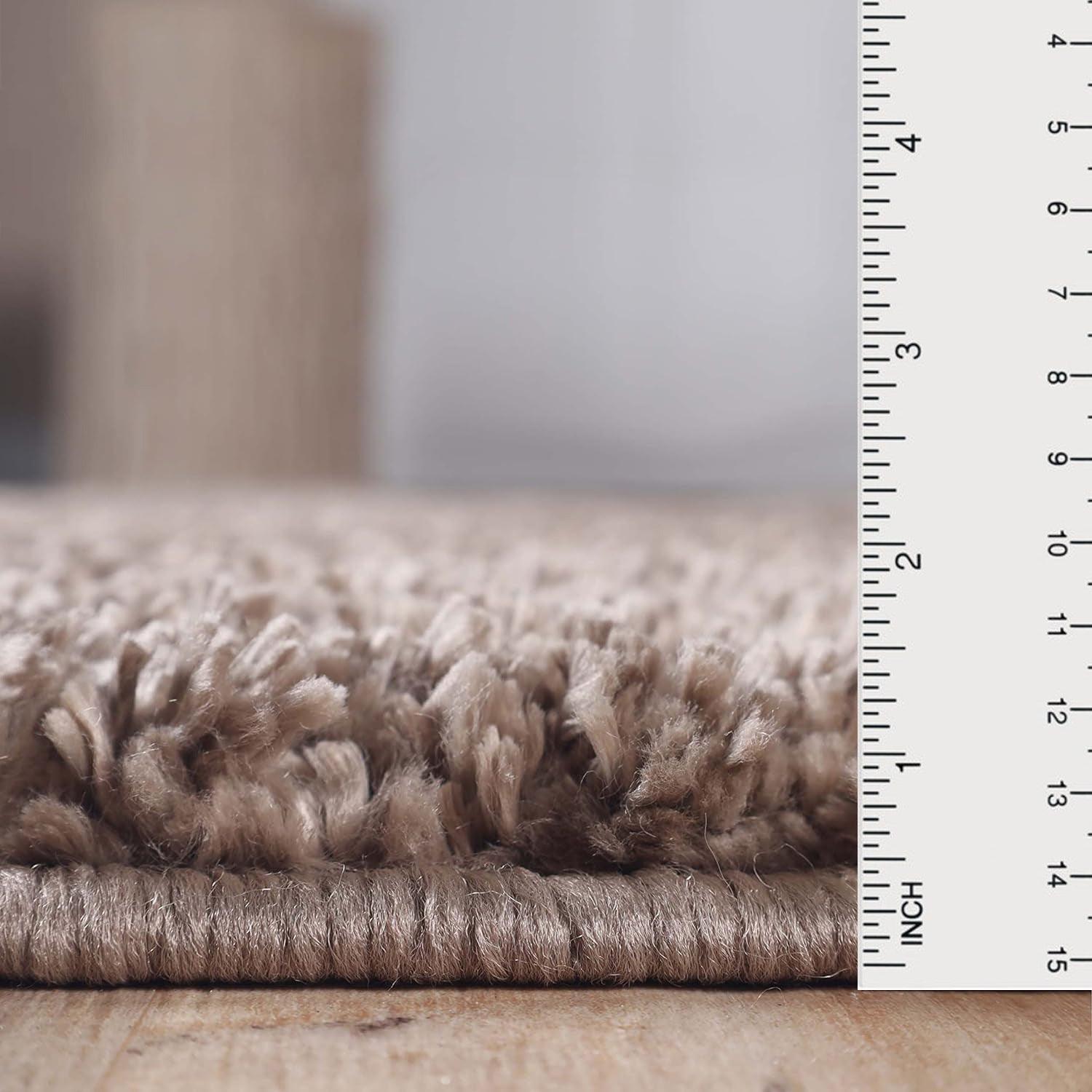 Hand Tufted Solid Plush Shag Rugs Indoor Area Rug Or Runner