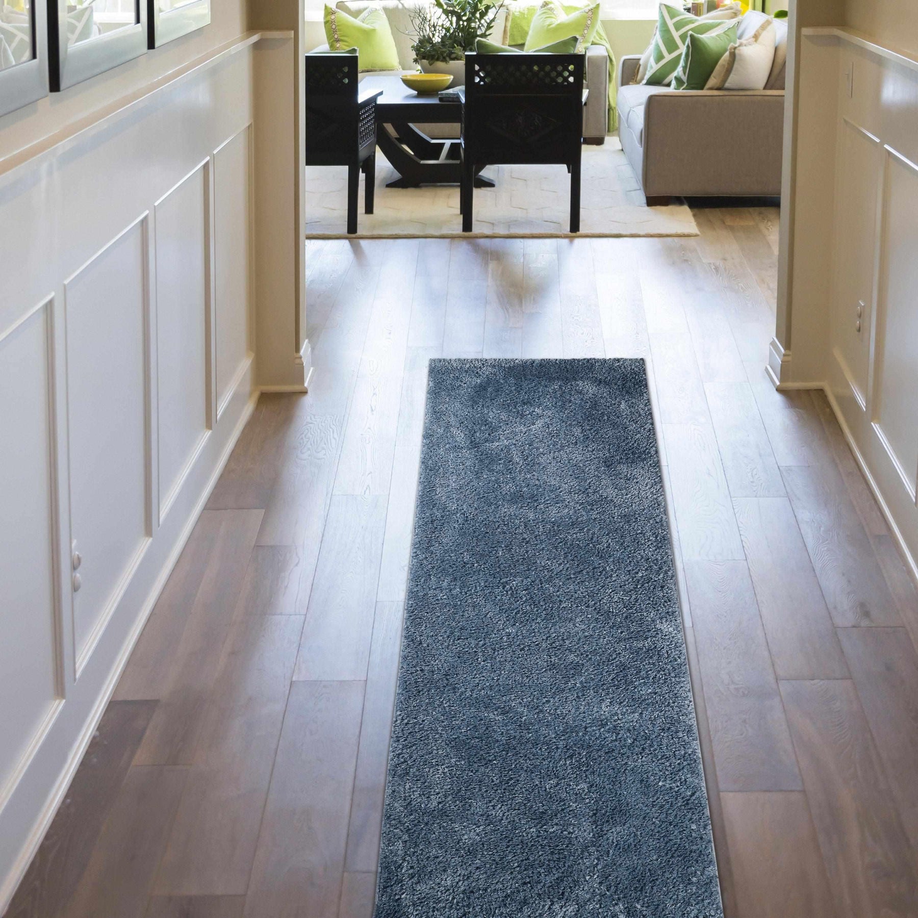 Hand Tufted Solid Plush Shag Rugs Indoor Area Rug Or Runner