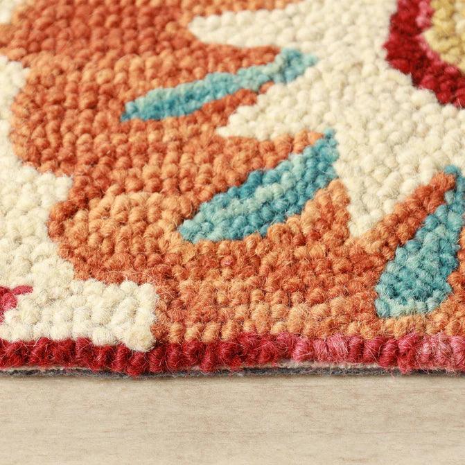 Handmade Floral Medallion Hand-Tufted Indoor Area Rug Or Runner