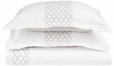 Hanna Embroidered Wrinkle Resistant Duvet Cover Set