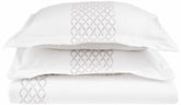 Hanna Embroidered Wrinkle Resistant Duvet Cover Set