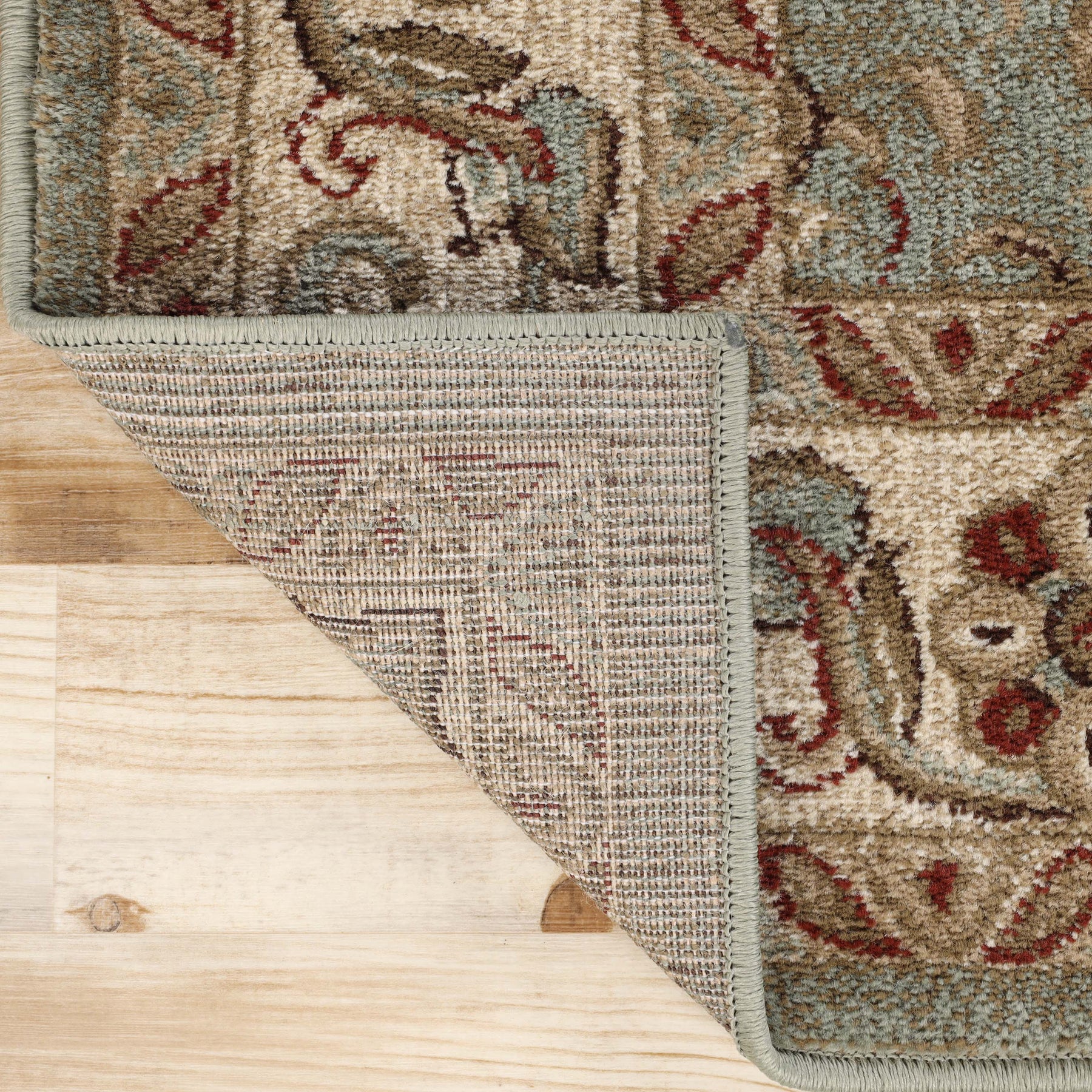 Heritage Traditional Floral Scroll Indoor Runner or Area Rug