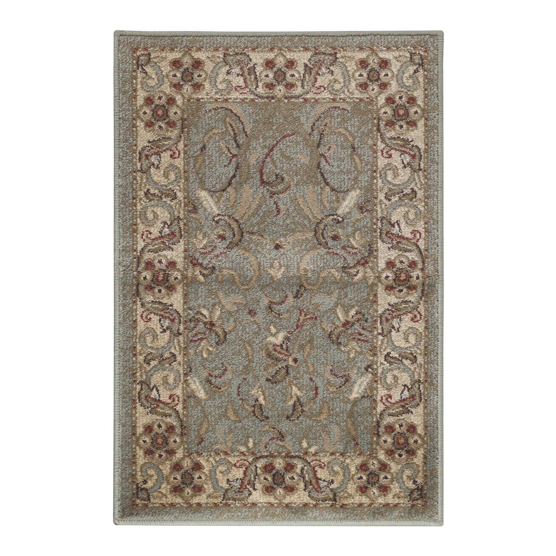 Heritage Traditional Floral Scroll Indoor Runner or Area Rug