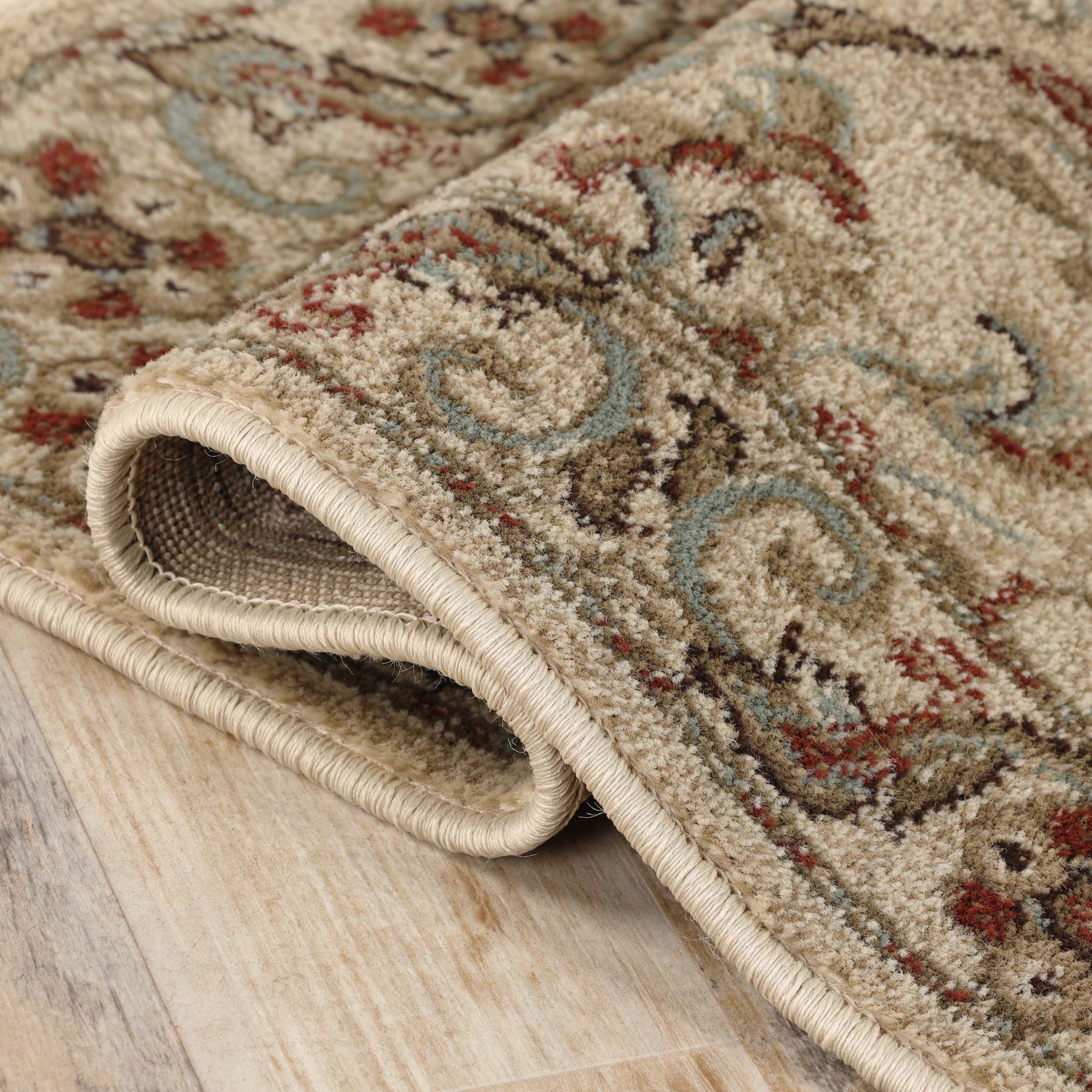 Heritage Traditional Floral Scroll Indoor Runner or Area Rug