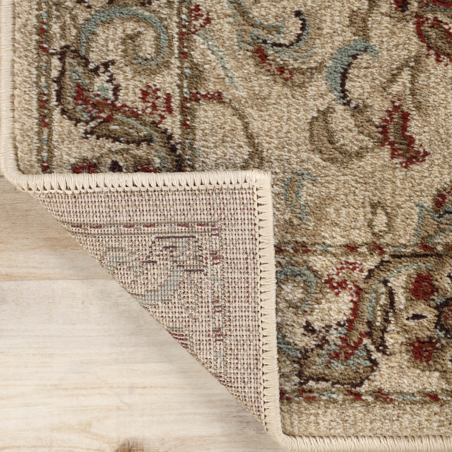 Heritage Traditional Floral Scroll Indoor Runner or Area Rug