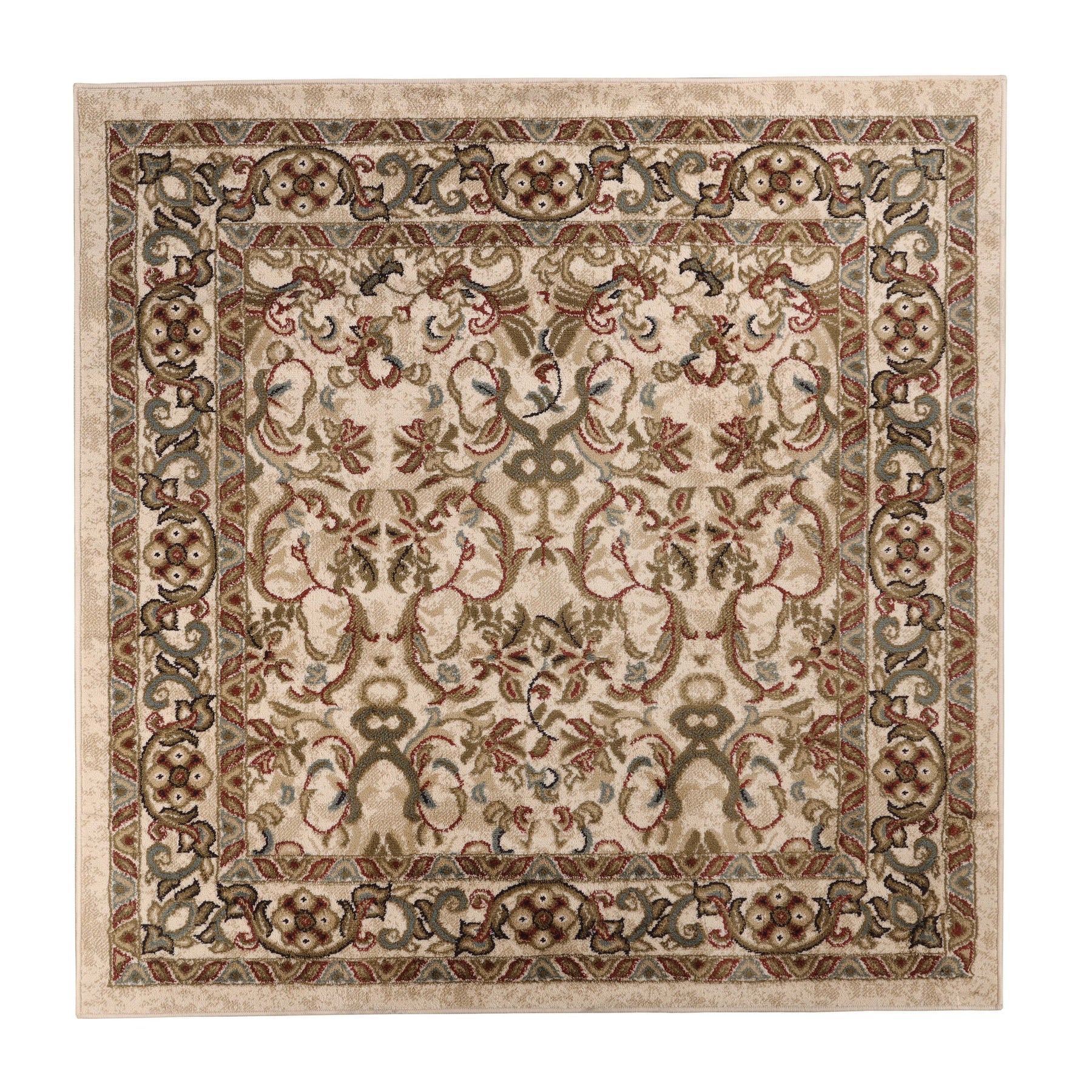 Heritage Traditional Floral Scroll Indoor Runner or Area Rug
