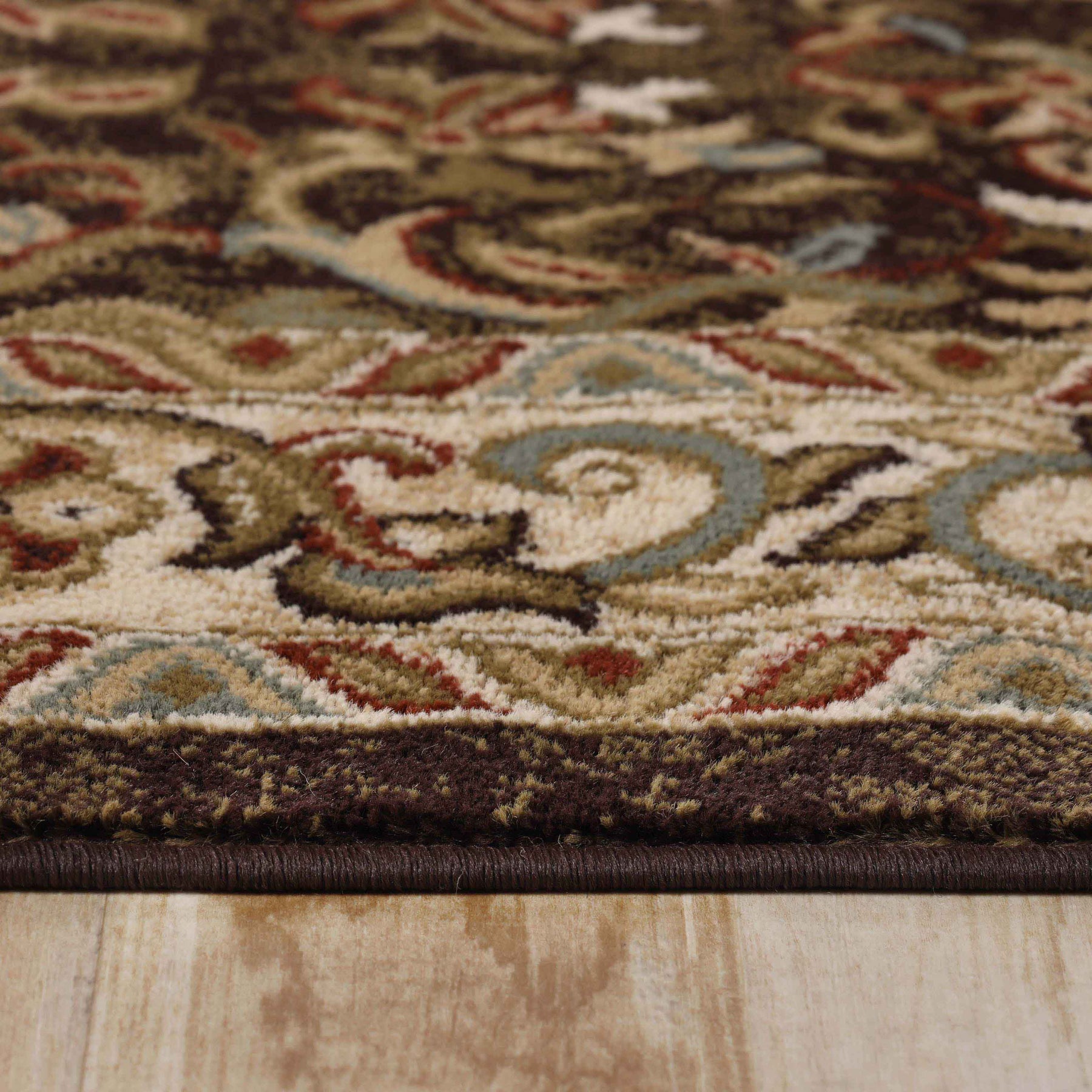 Heritage Traditional Floral Scroll Indoor Runner or Area Rug