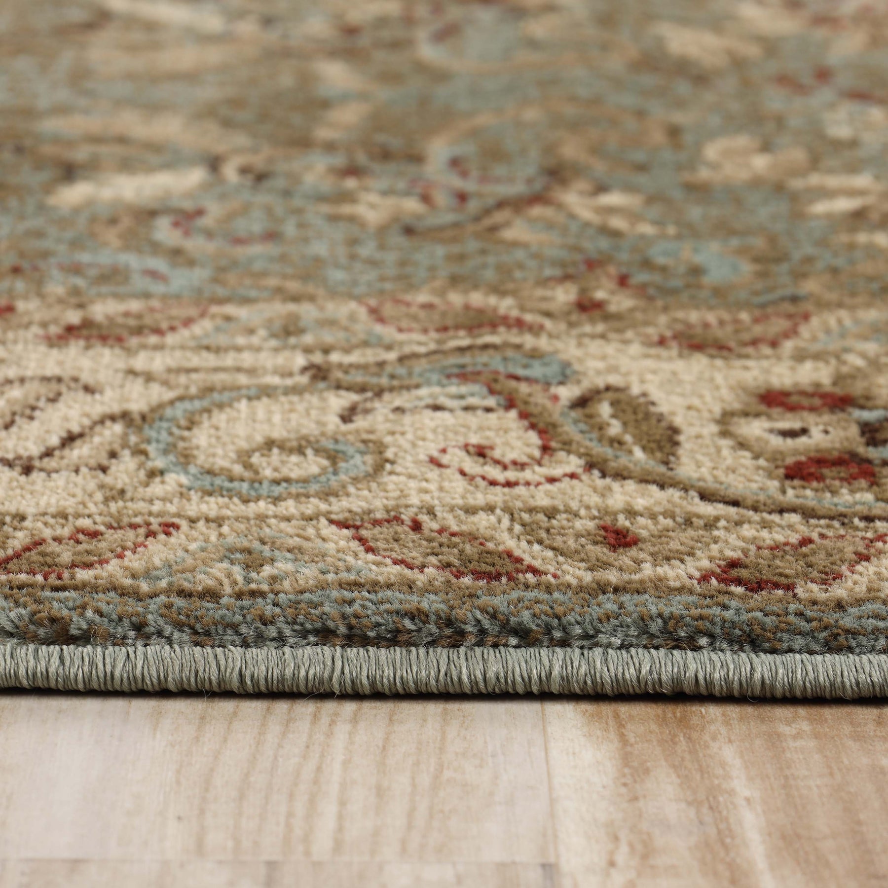 Heritage Traditional Floral Scroll Indoor Runner or Area Rug