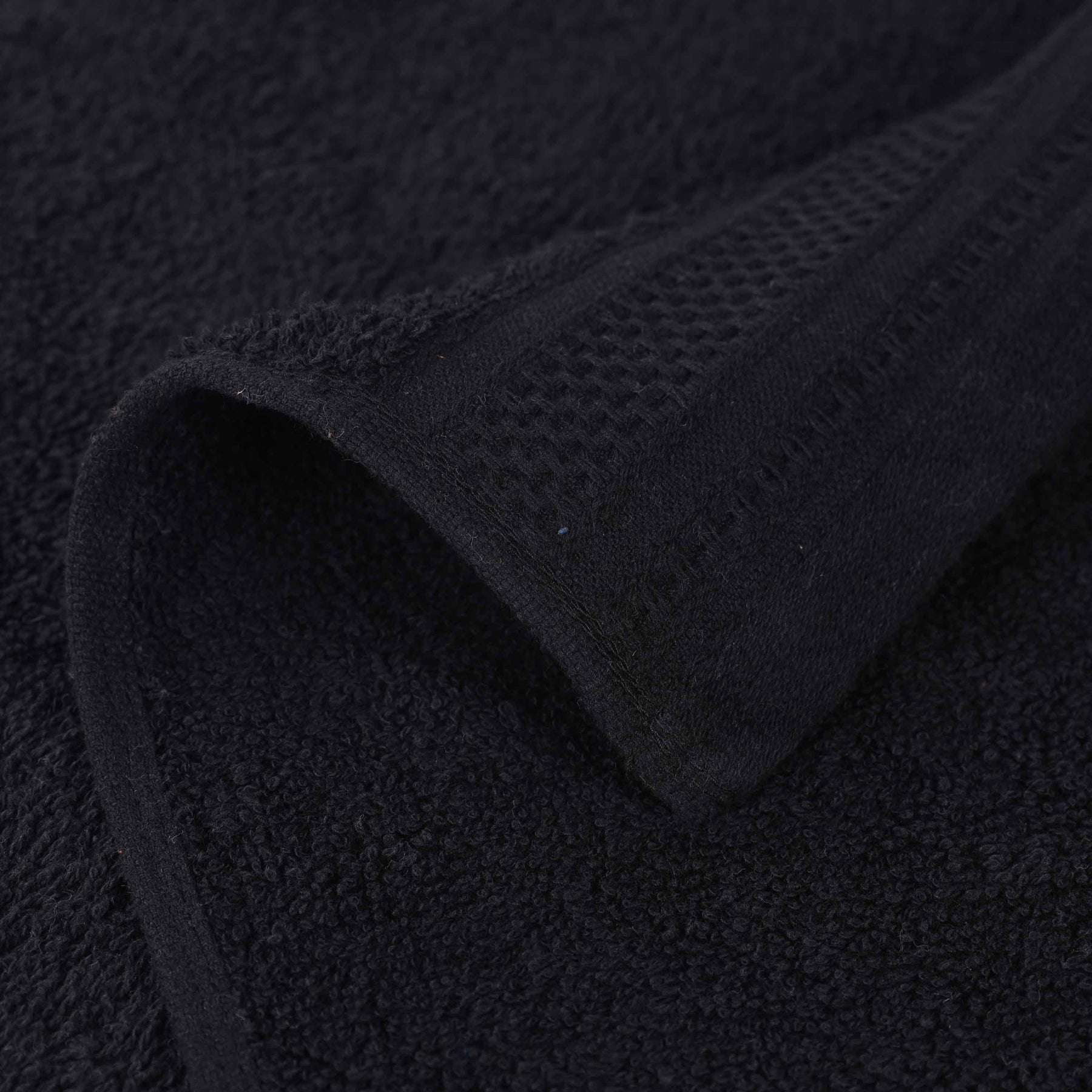Honeycomb Textured Waffle Border Cotton Face Towels, Set of 12