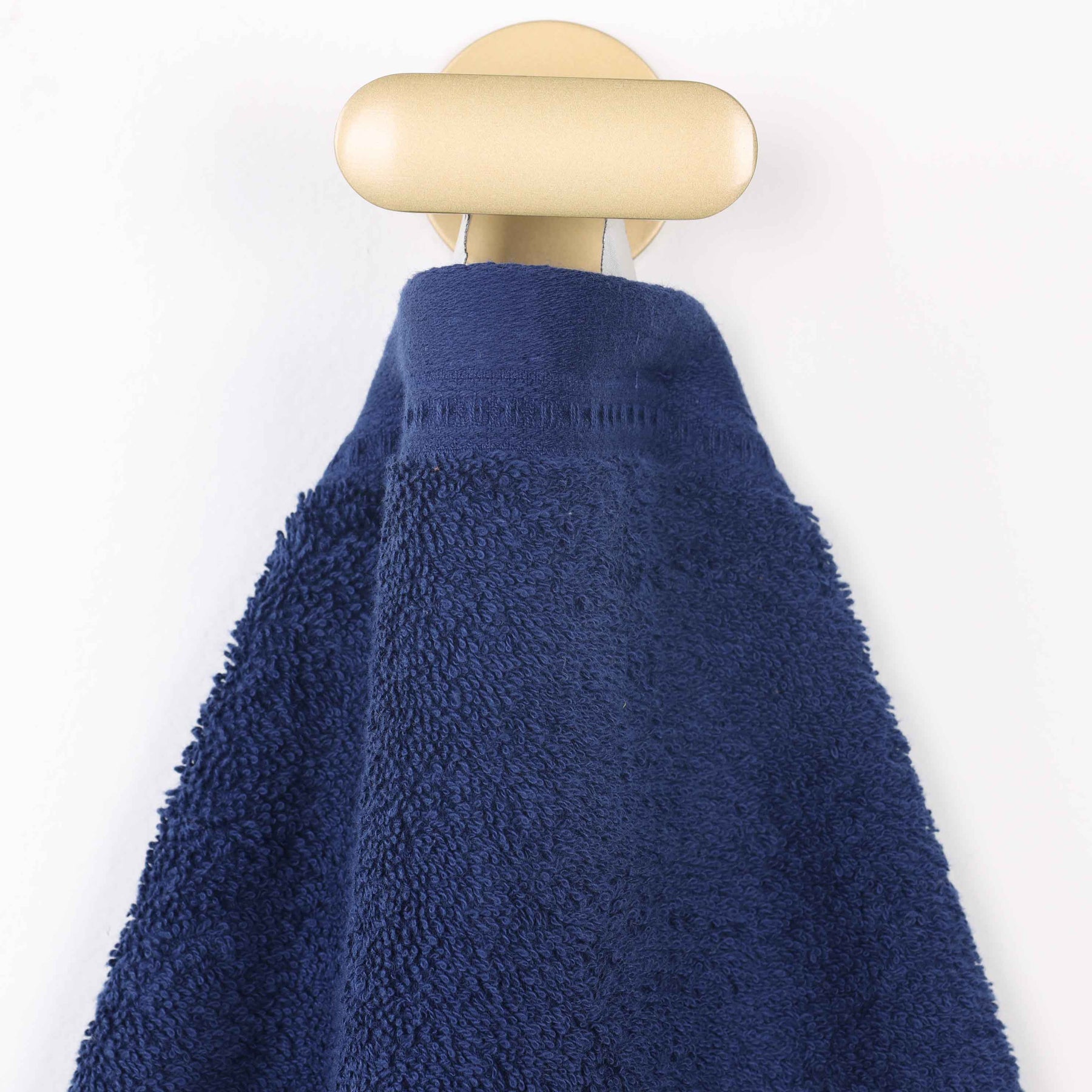 Honeycomb Textured Waffle Border Cotton Face Towels, Set of 12