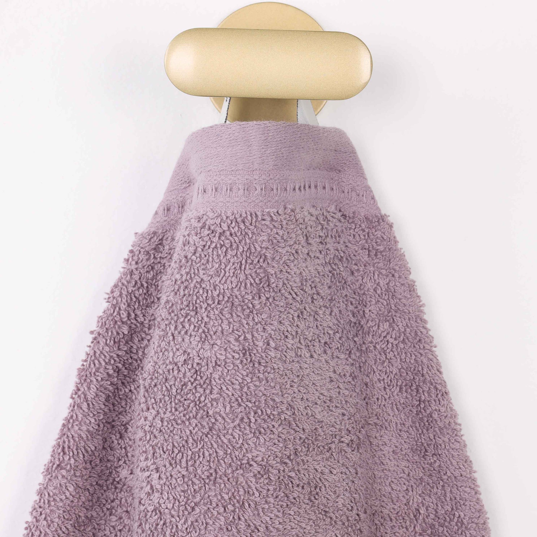 Honeycomb Textured Waffle Border Cotton Face Towels, Set of 12