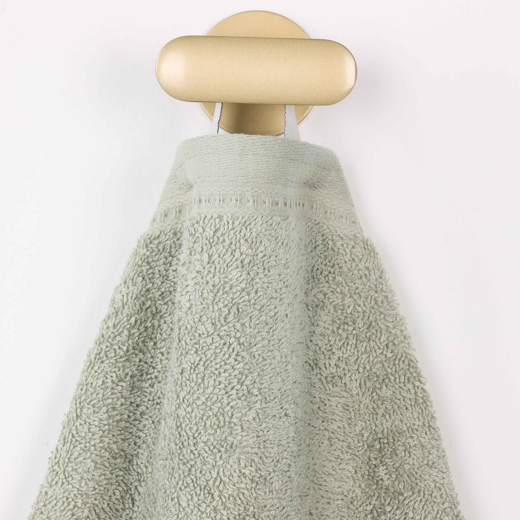 Honeycomb Textured Waffle Border Cotton Face Towels, Set of 12