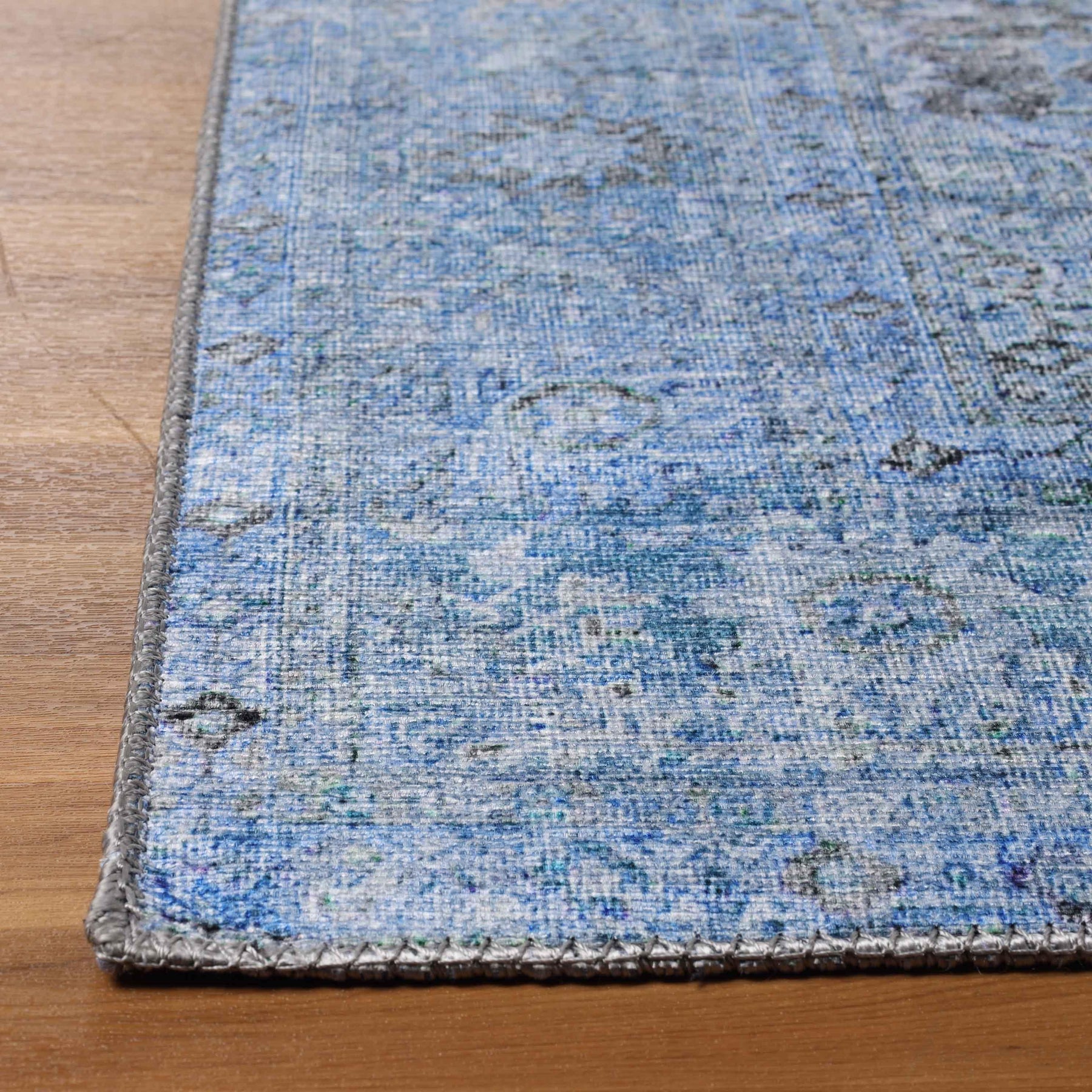 Huda Rustic Oriental Medallion Indoor Large Area Rugs Or Runner Rug