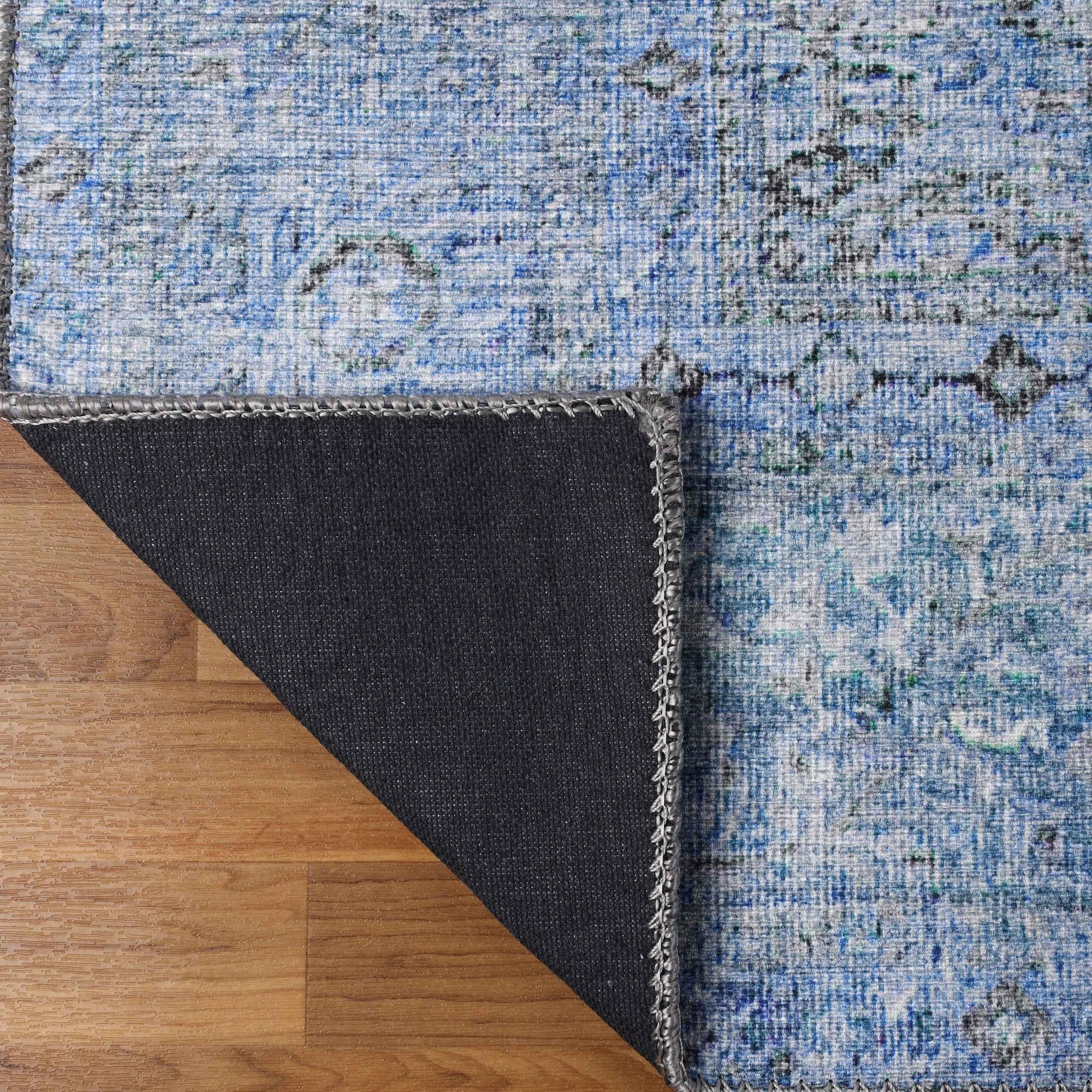 Huda Rustic Oriental Medallion Indoor Large Area Rugs Or Runner Rug