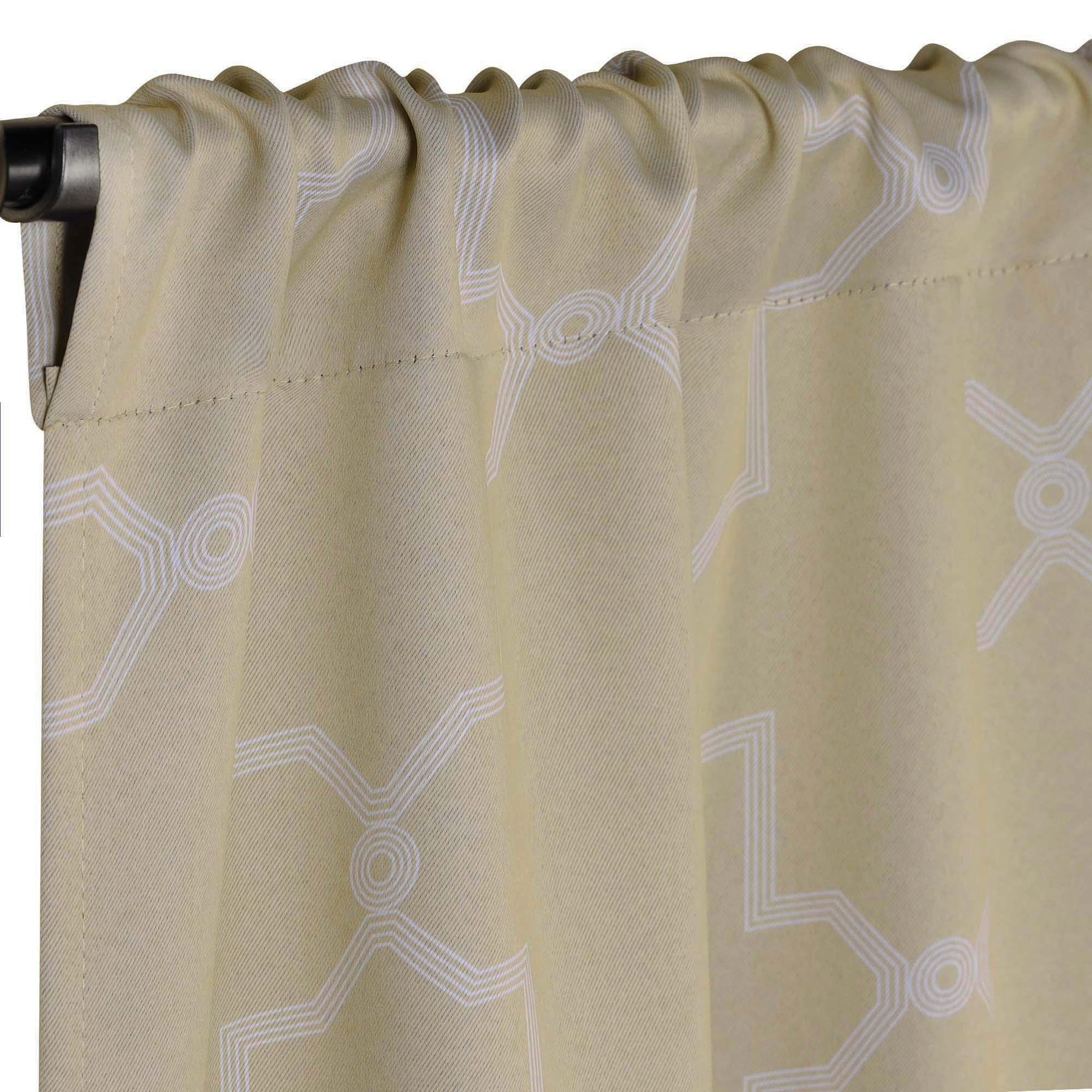 Imperial Trellis Washable Room Darkening Blackout Curtains, Set of 2