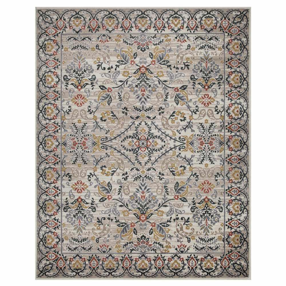 Jacinda Floral Paisley Indoor Rustic Area Rug