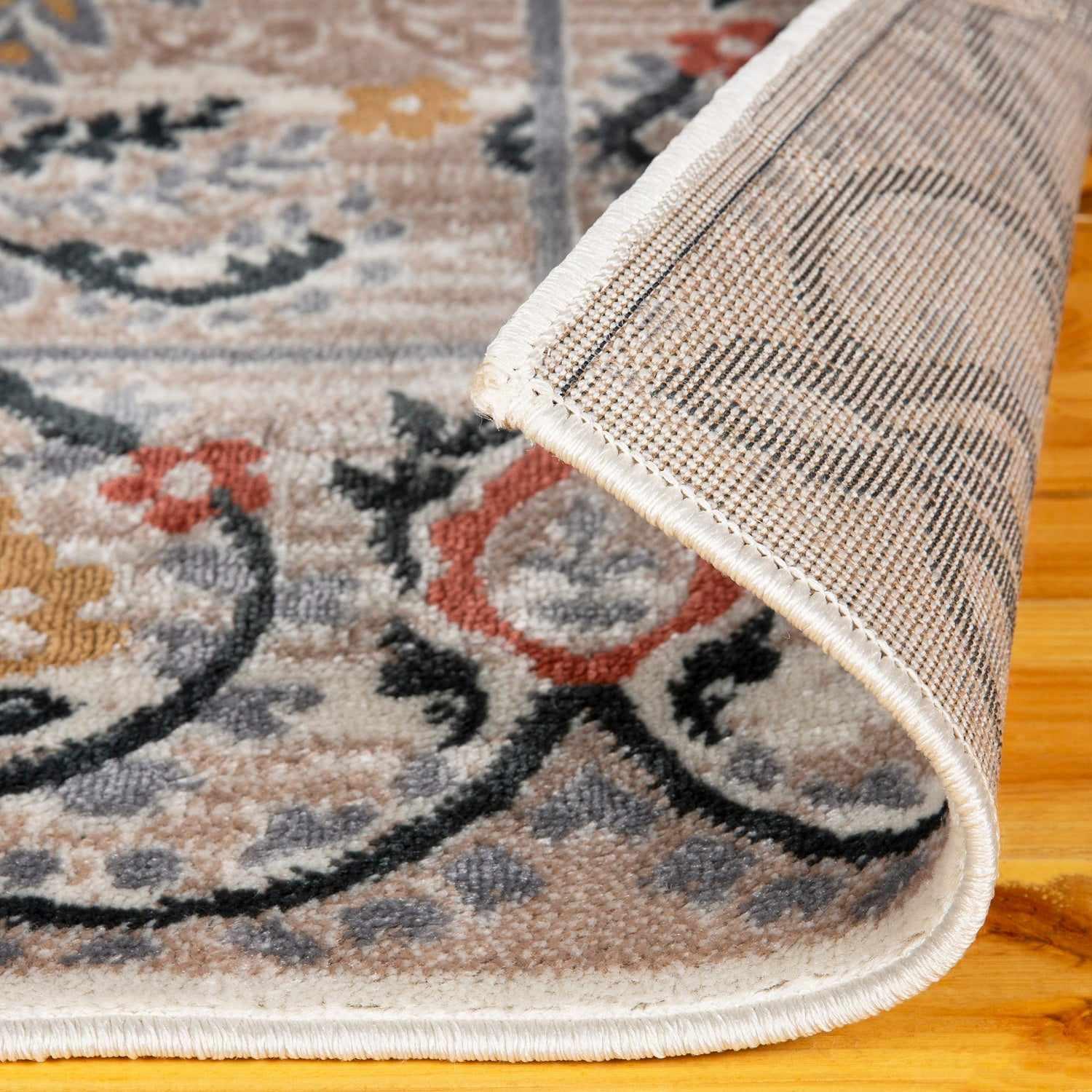 Jacinda Floral Paisley Indoor Rustic Area Rug