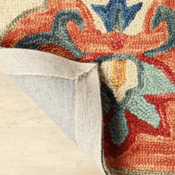 Jacinta Handmade Geometric Floral Hand-Tufted Indoor Area Rug