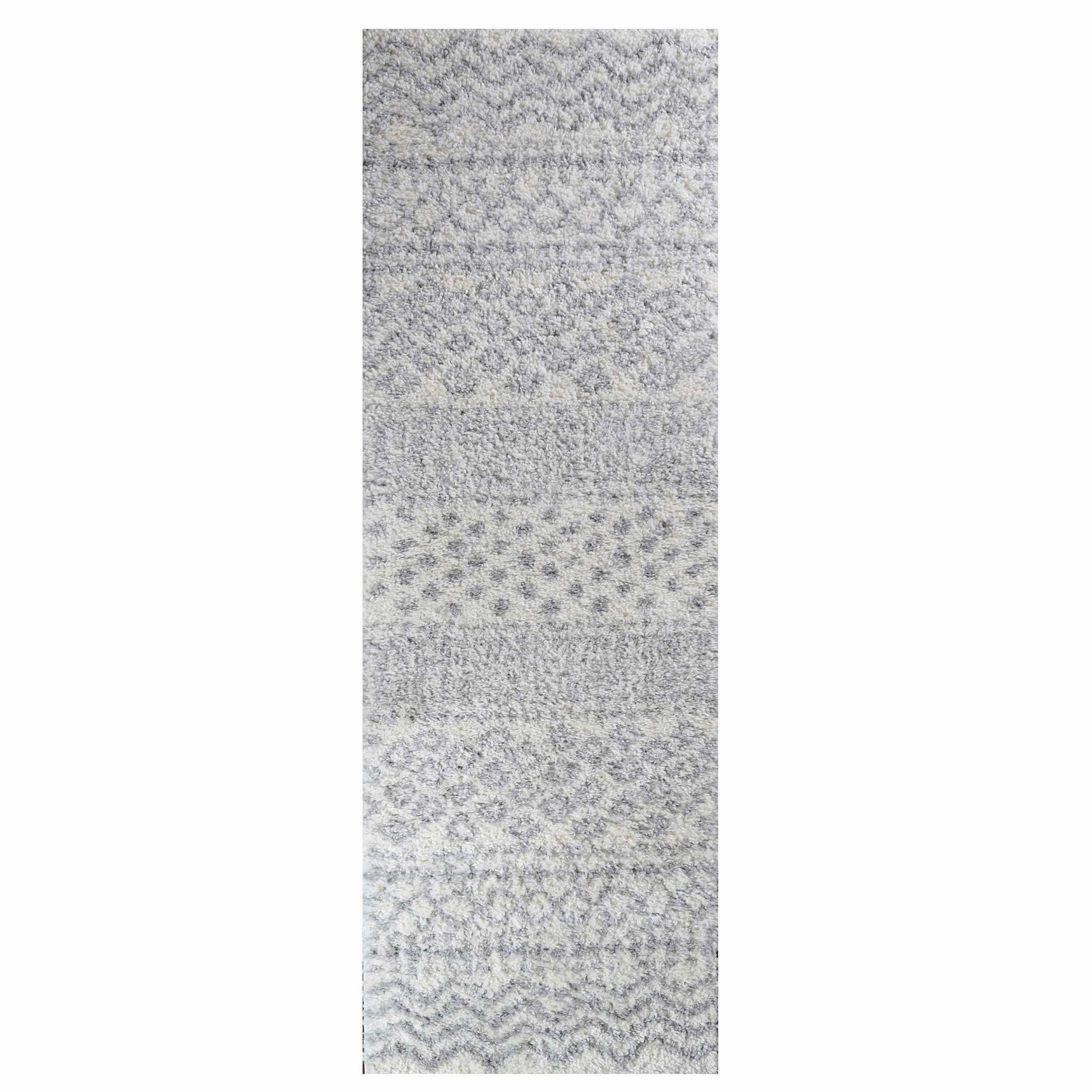 Jayce Boho Geometric Area Rug Indoor Plush Shag Rugs