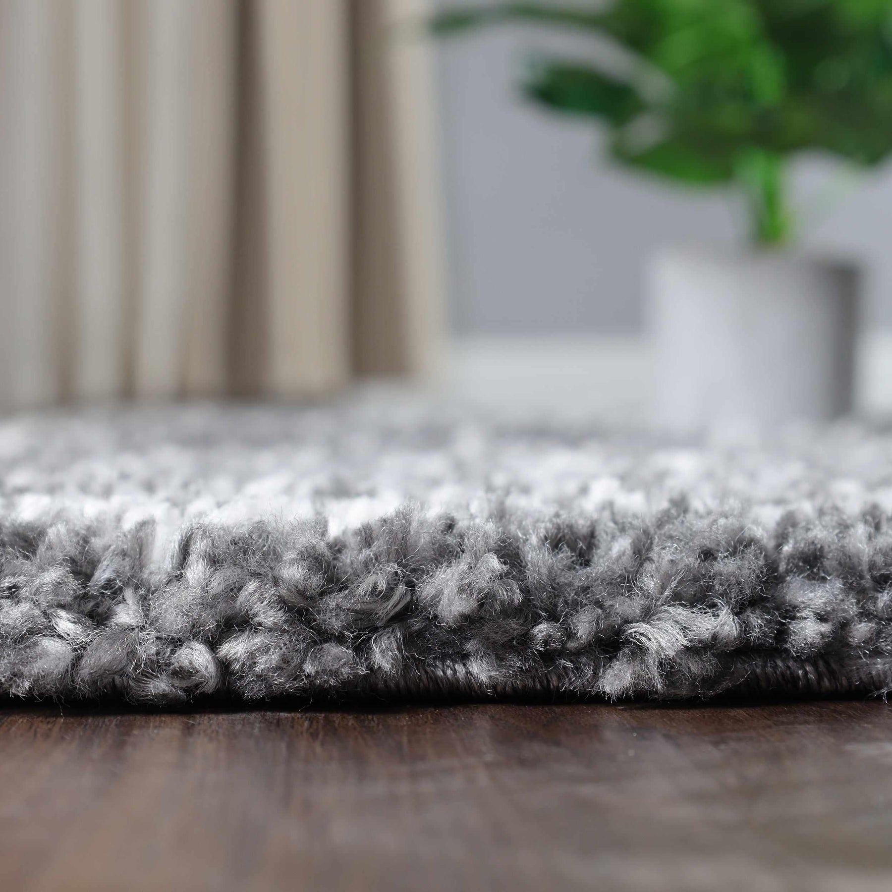 Jayce Boho Geometric Area Rug Indoor Plush Shag Rugs
