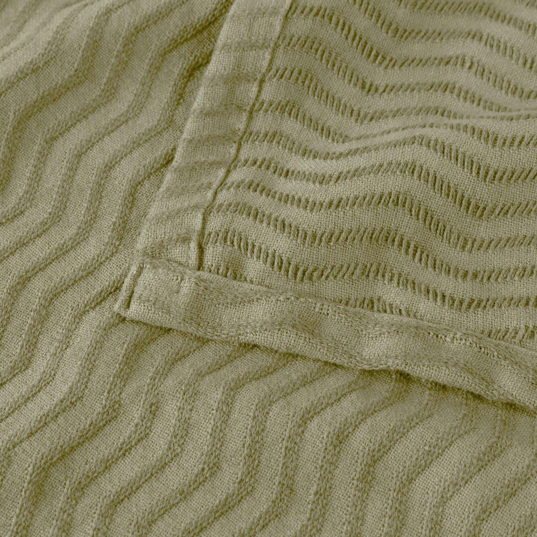 Jena Cotton Textured Chevron Lightweight Woven Blanket