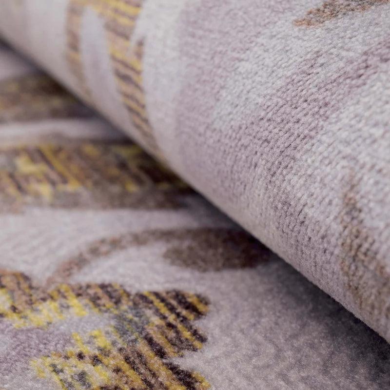 Jezabel Floral Non-Slip Washable Indoor Area Rug or Runner