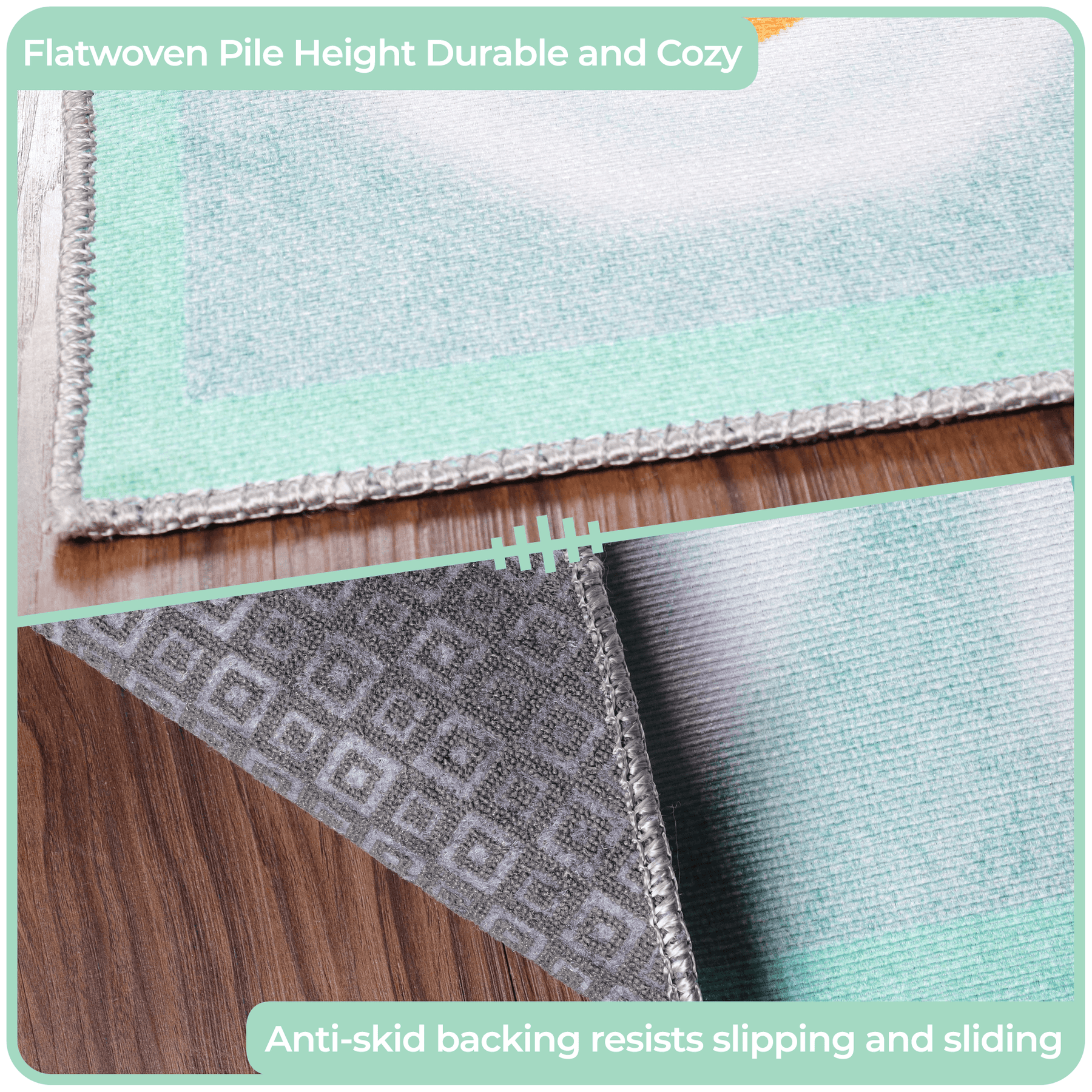 Jumbo Playtime Numbers Anti-Skid Backing Indoor Area Rug