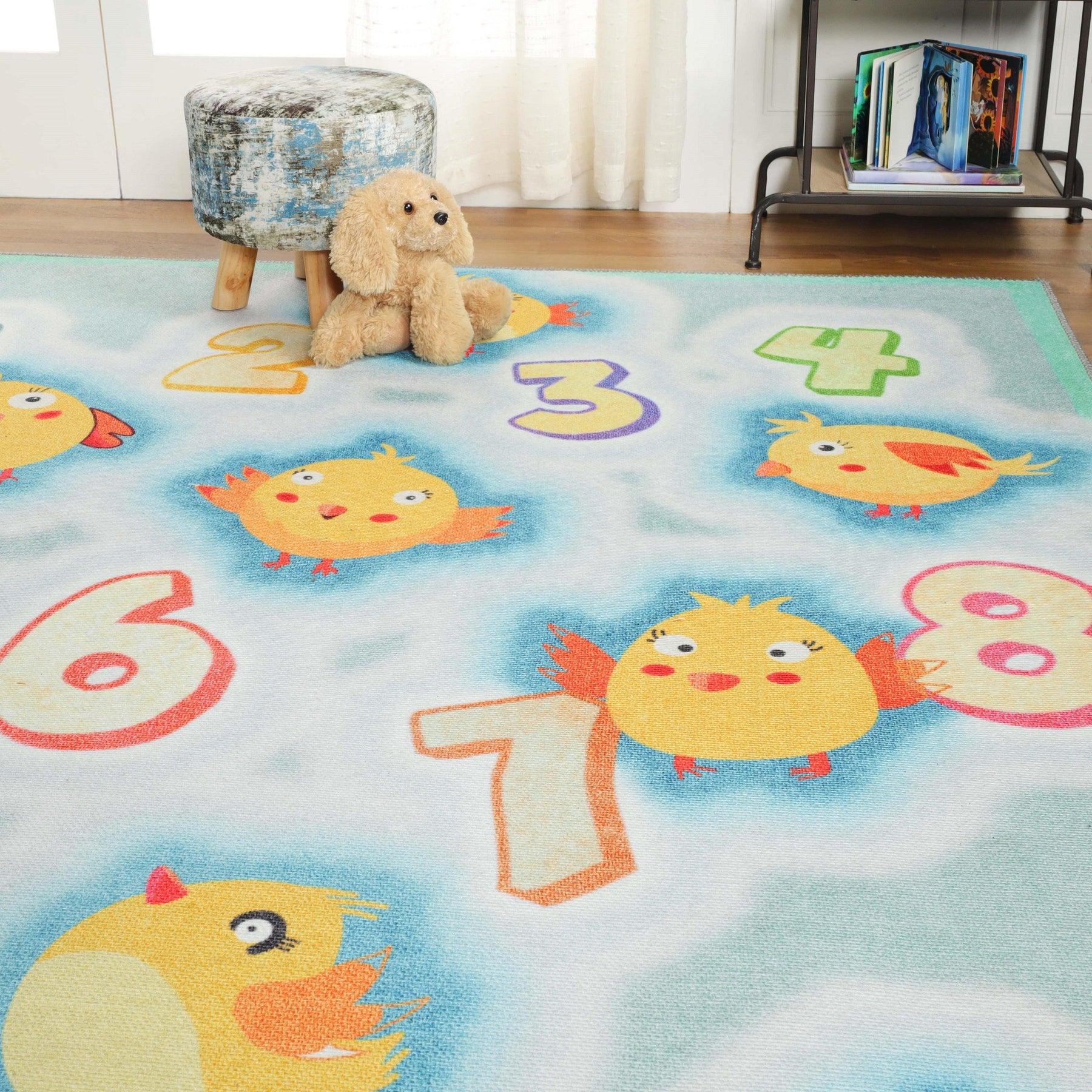 Jumbo Playtime Numbers Anti-Skid Backing Indoor Area Rug