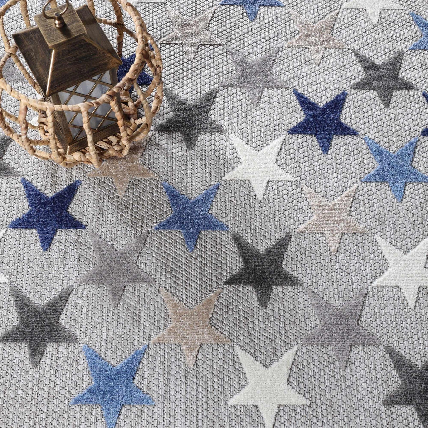 Juniper Stars Novelty Area Rug Modern Indoor Outdoor Rugs