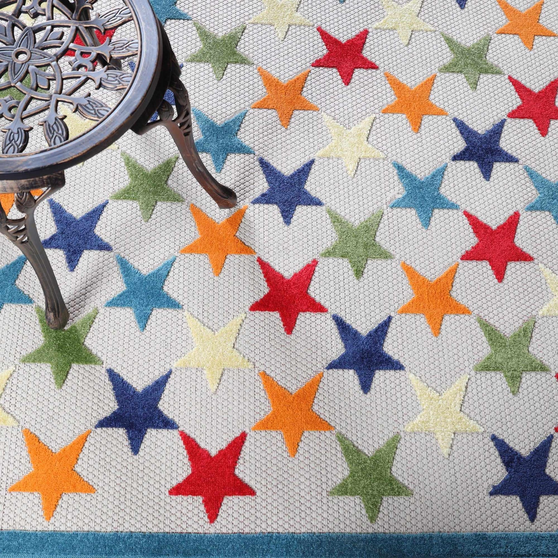 Juniper Stars Novelty Area Rug Modern Indoor Outdoor Rugs