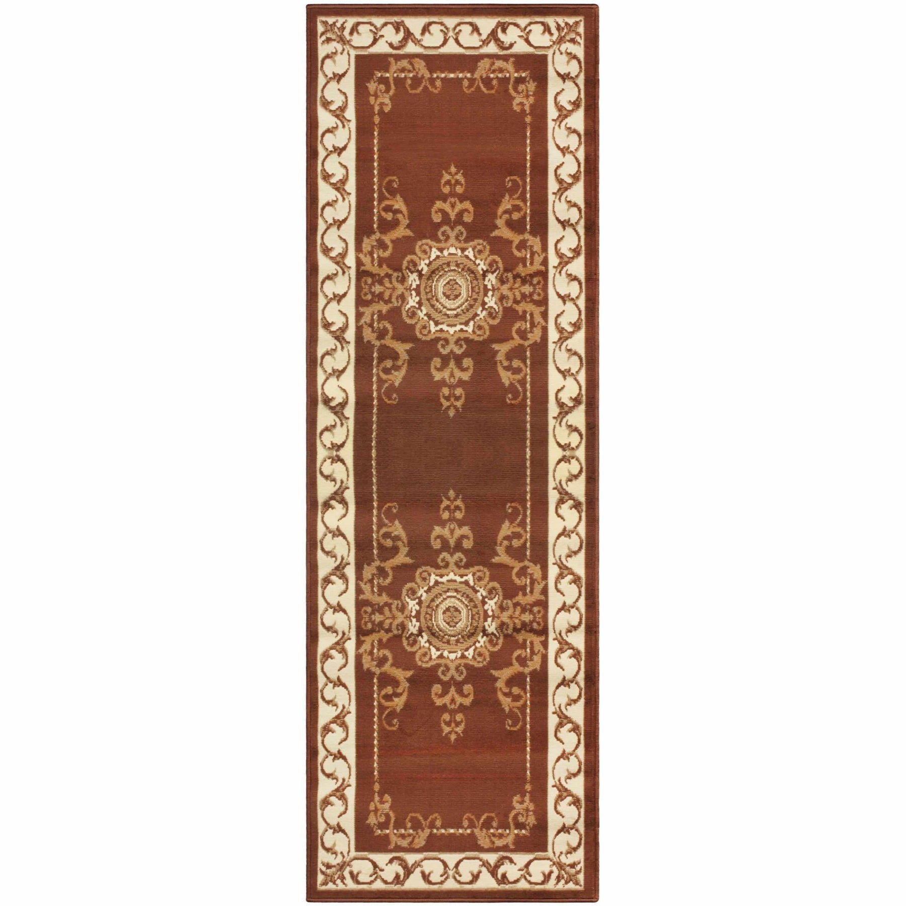 Kensington Traditional Medallion Scroll Indoor Area Rug