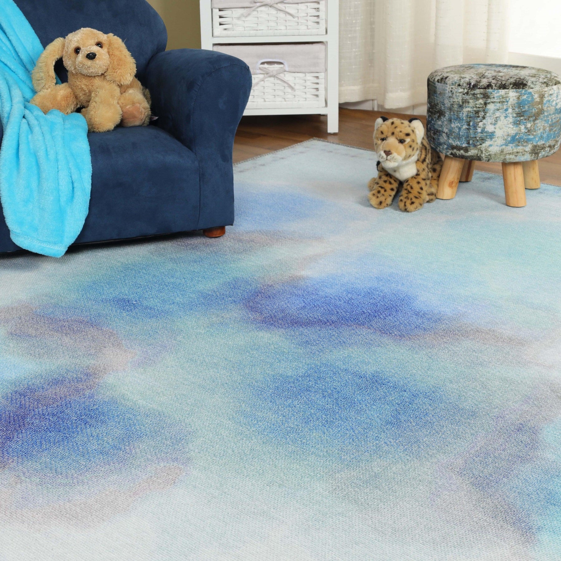 Kids Abstract Kids Indoor Area Rug or Runner Rug