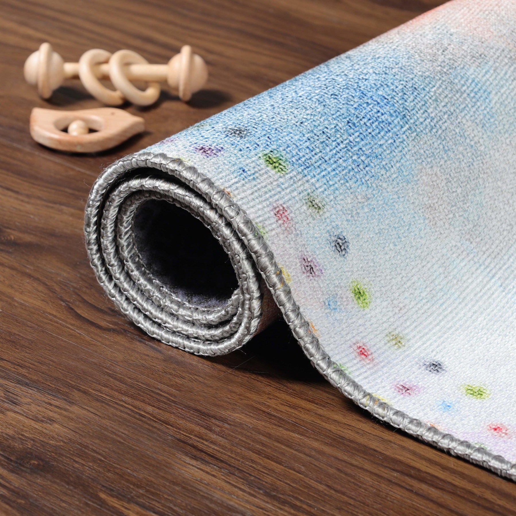 Kids Abstract Kids Indoor Area Rug or Runner Rug