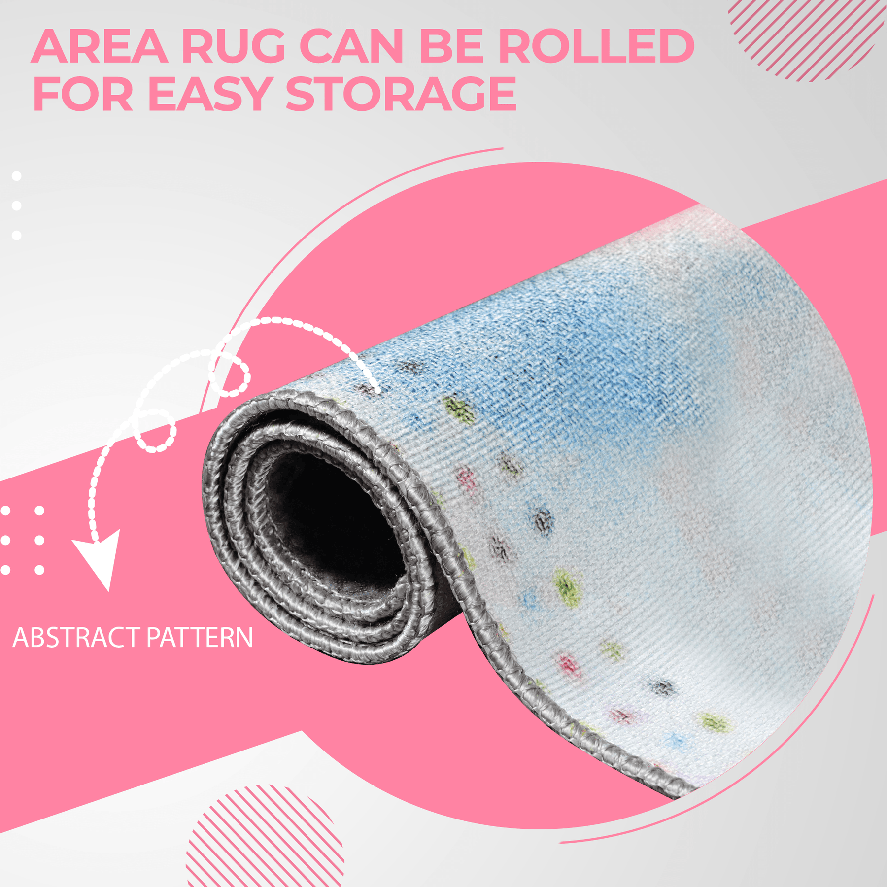 Kids Abstract Kids Indoor Area Rug or Runner Rug