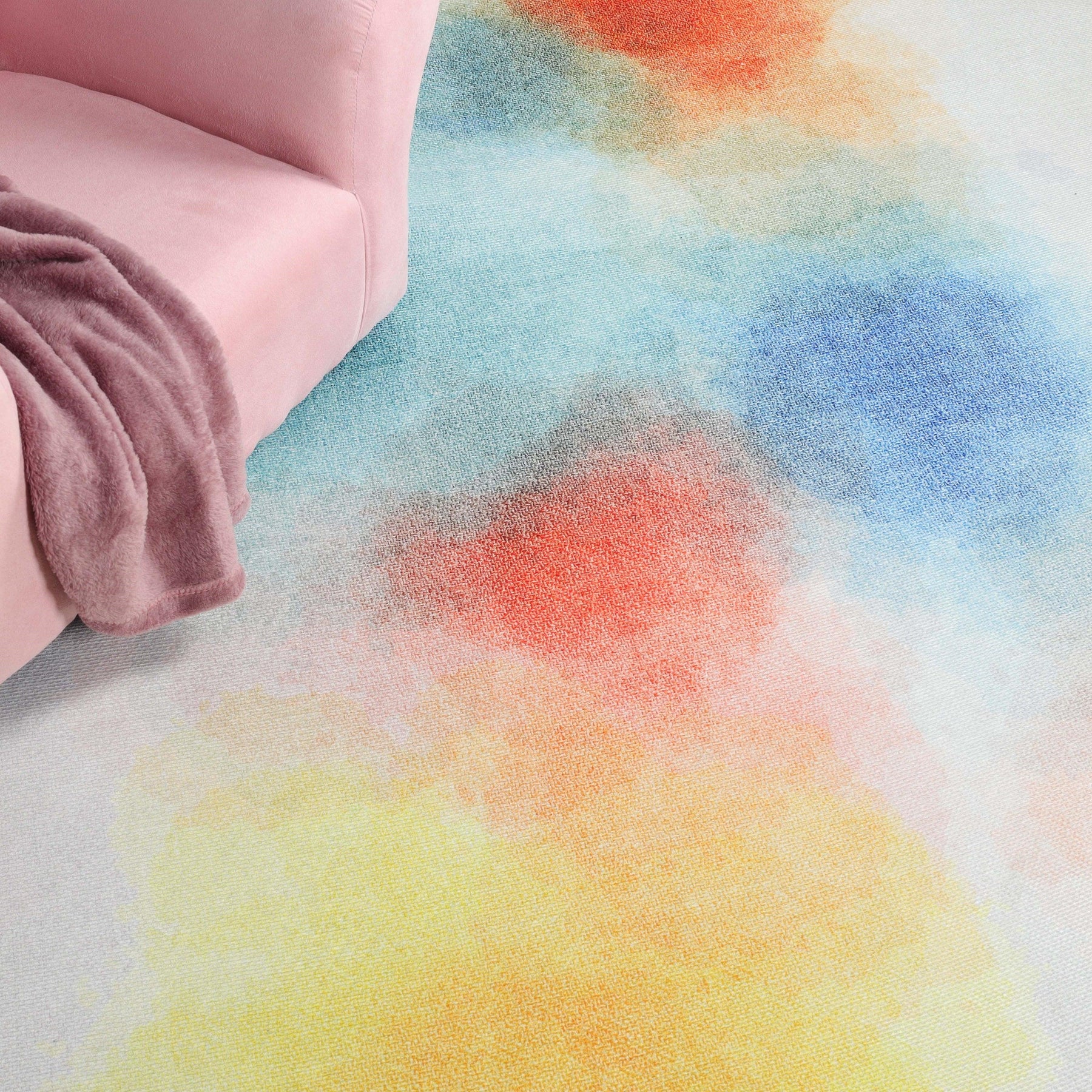 Kids Abstract Kids Indoor Area Rug or Runner Rug