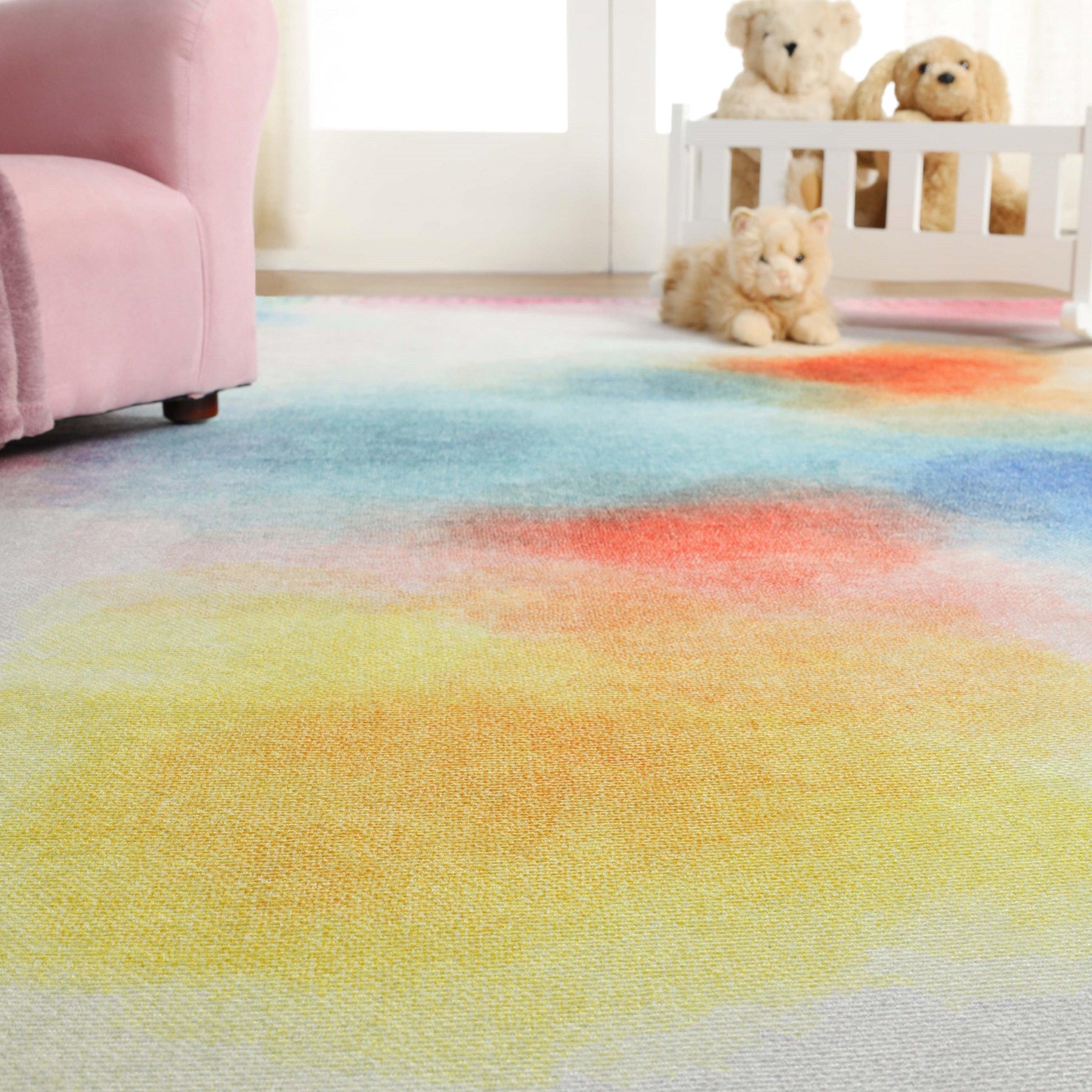 Kids Abstract Kids Indoor Area Rug or Runner Rug