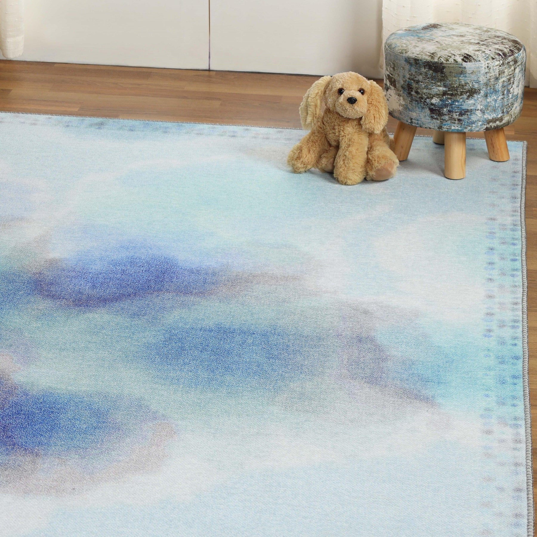 Kids Abstract Kids Indoor Area Rug or Runner Rug