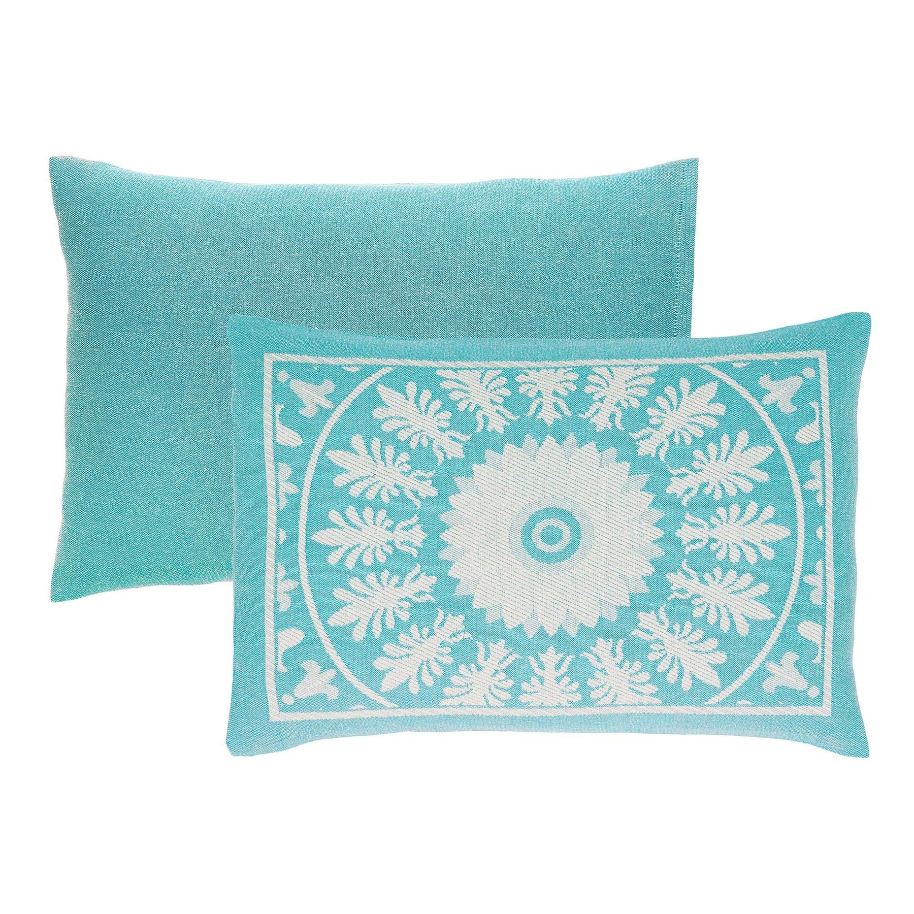 Kymbal Cotton Blend Woven Medallion Jacquard Bedspread Set